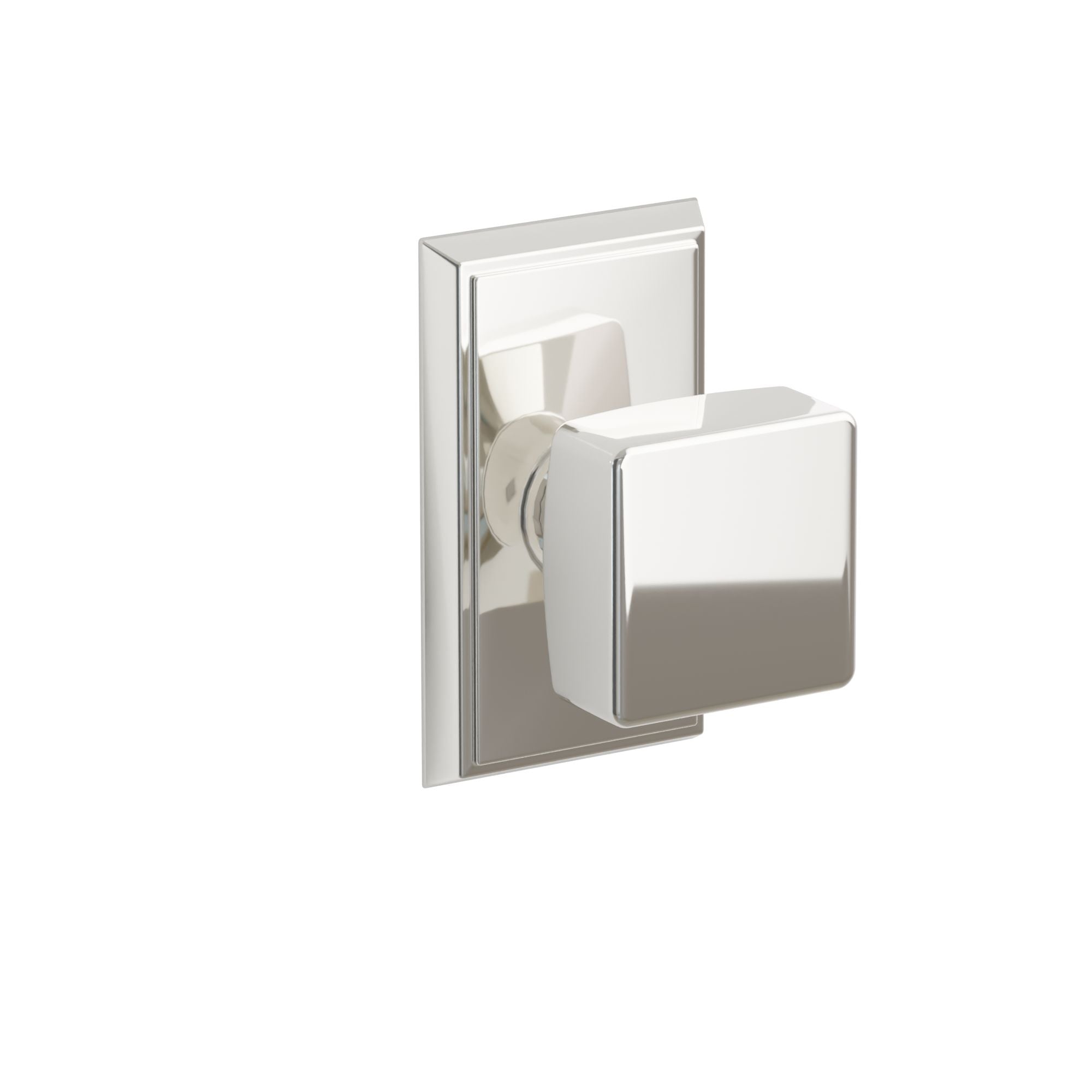 Emtek Square Knob Set with Rectangular Rosette
