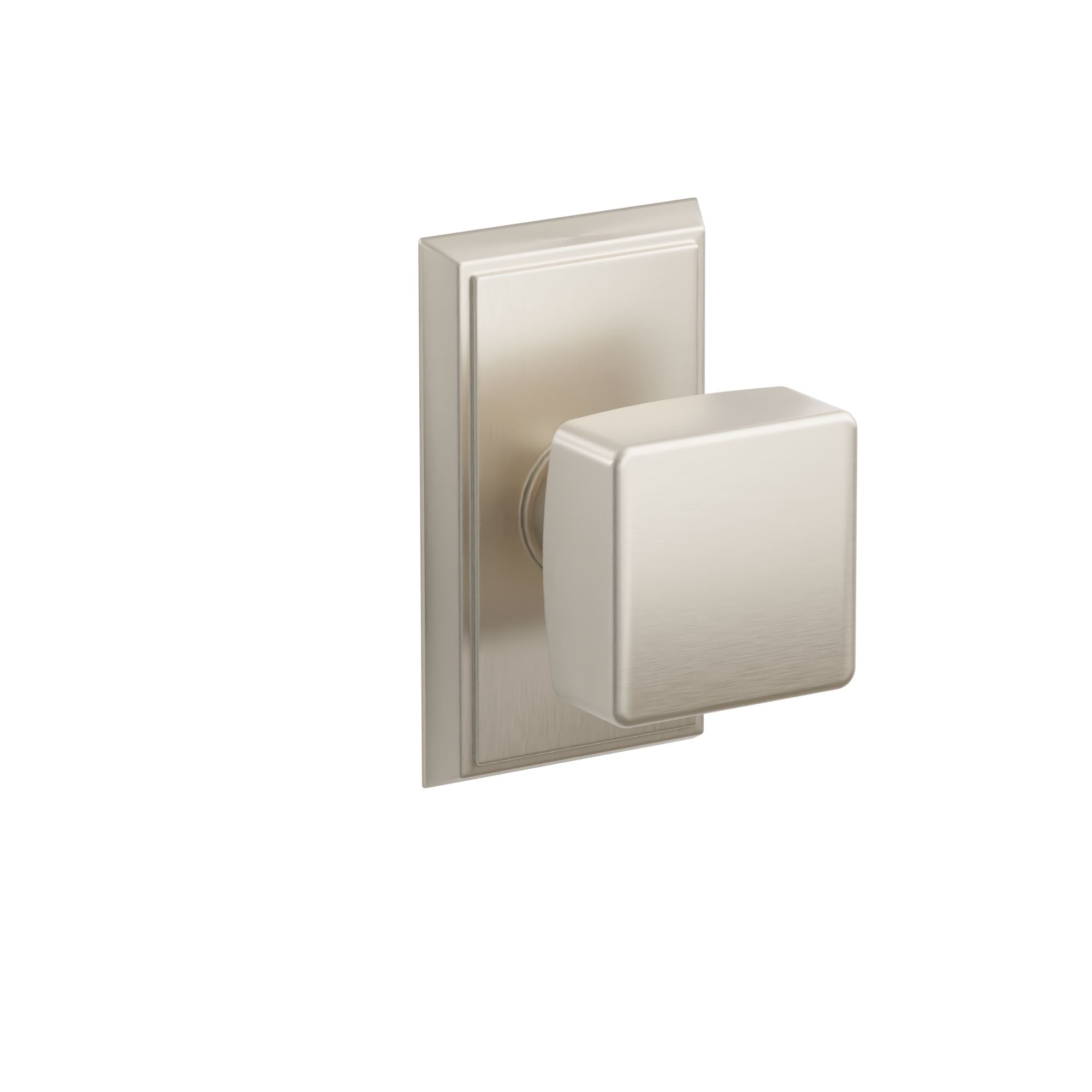 Emtek Concealed Fastener Square Knob Set With Rectangular Rosette