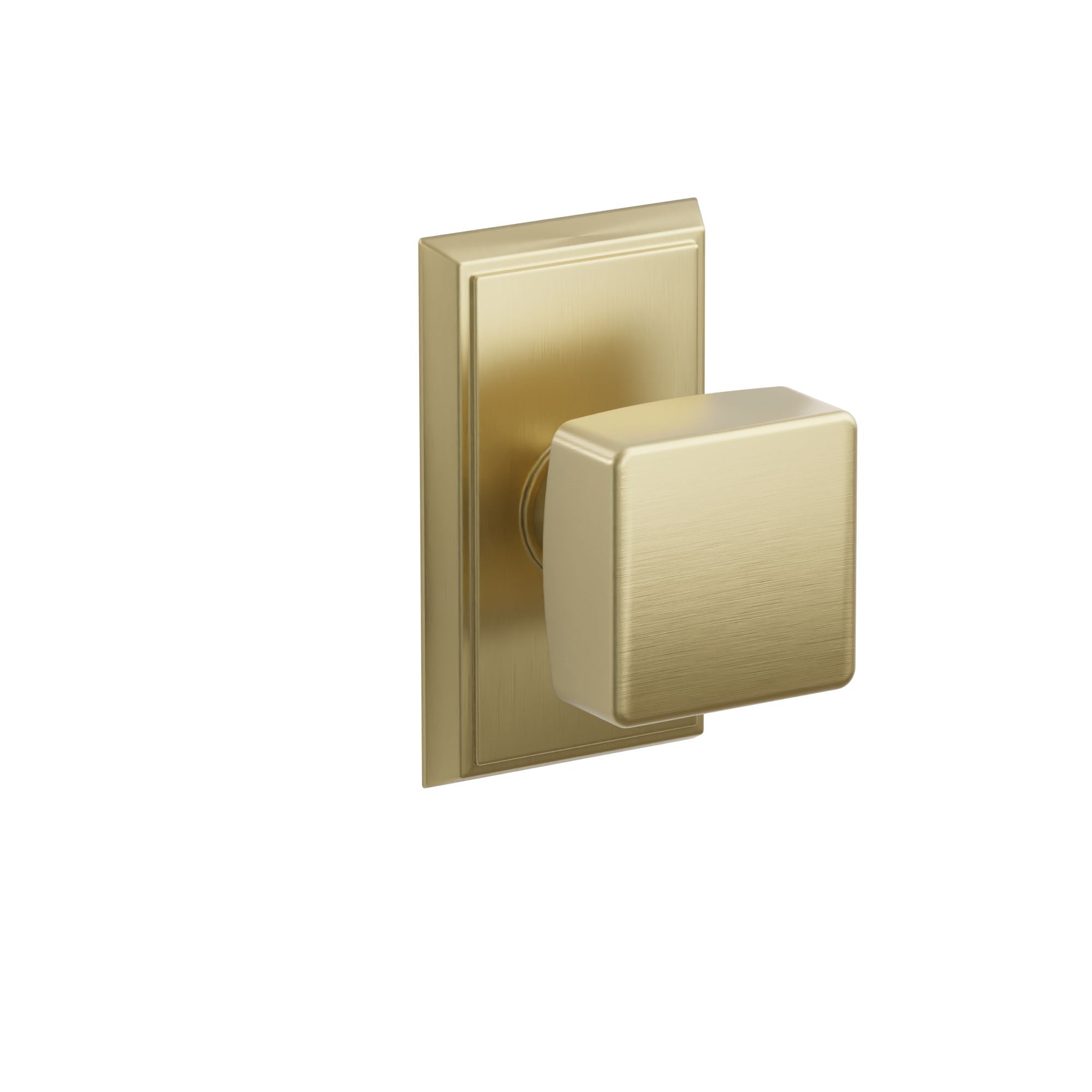 Emtek Square Knob Set with Rectangular Rosette