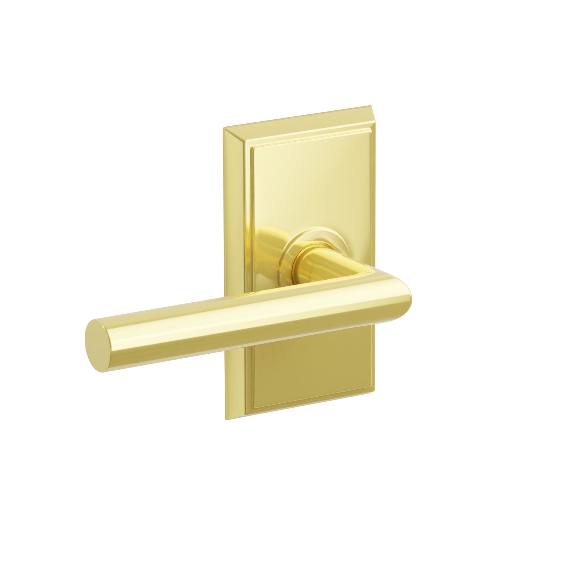 Emtek Concealed Fastener Stuttgart Lever Set With Rectangular Rosette