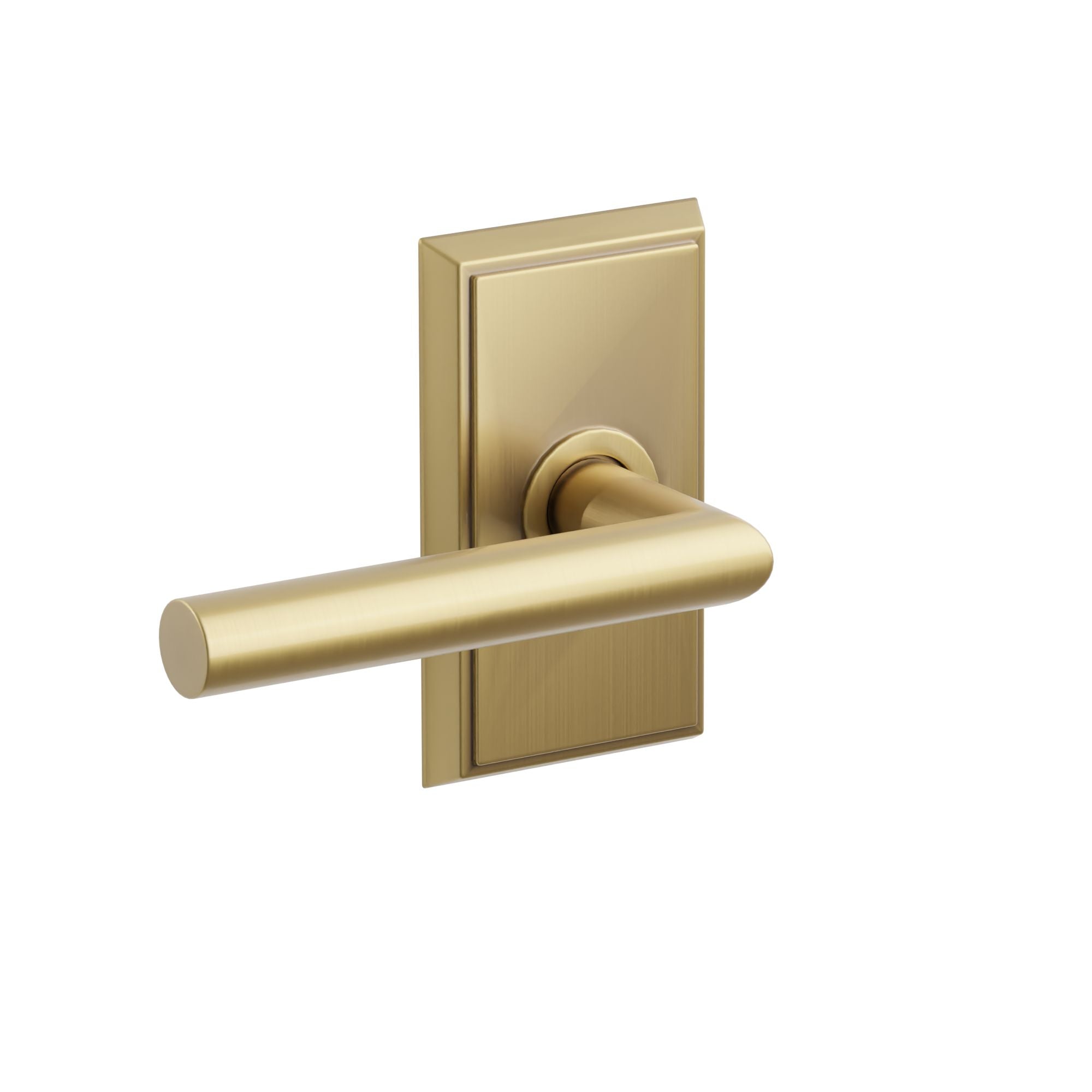 Emtek Stuttgart Lever Set with Rectangular Rosette