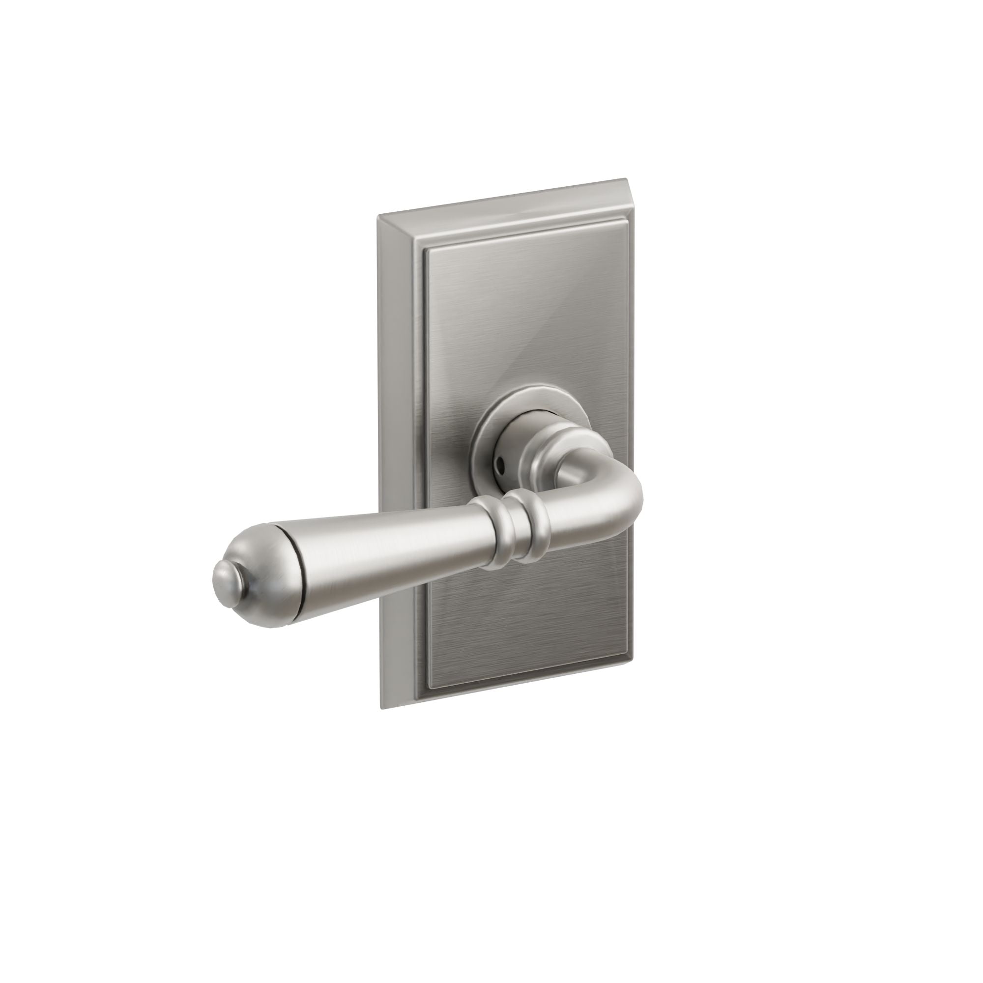 Emtek Concealed Fastener Turino Lever Set with Rectangular Rosette