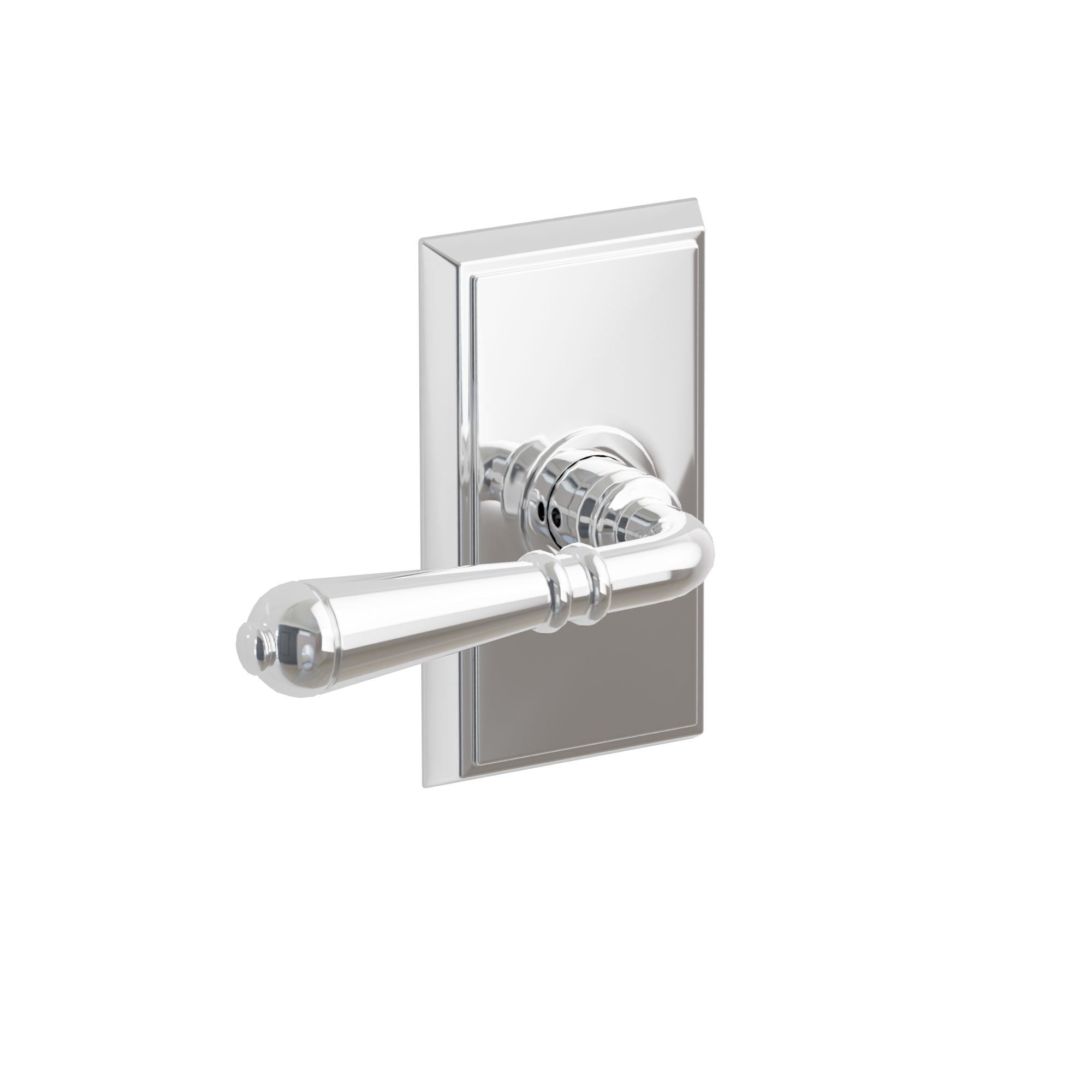 Emtek Turino Lever Set with Rectangular Rosette