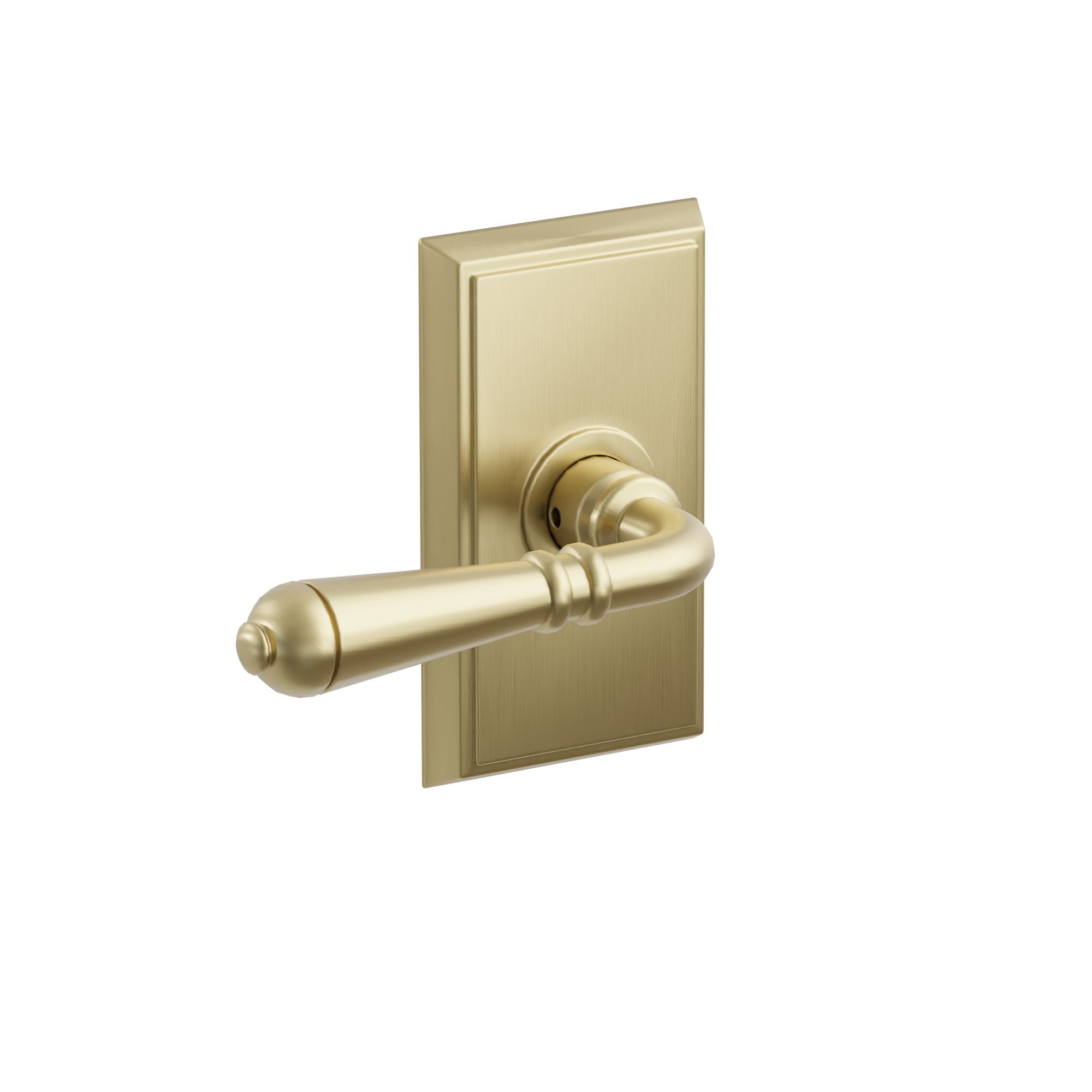 Emtek Triton Lever Set with Rectangular Rosette