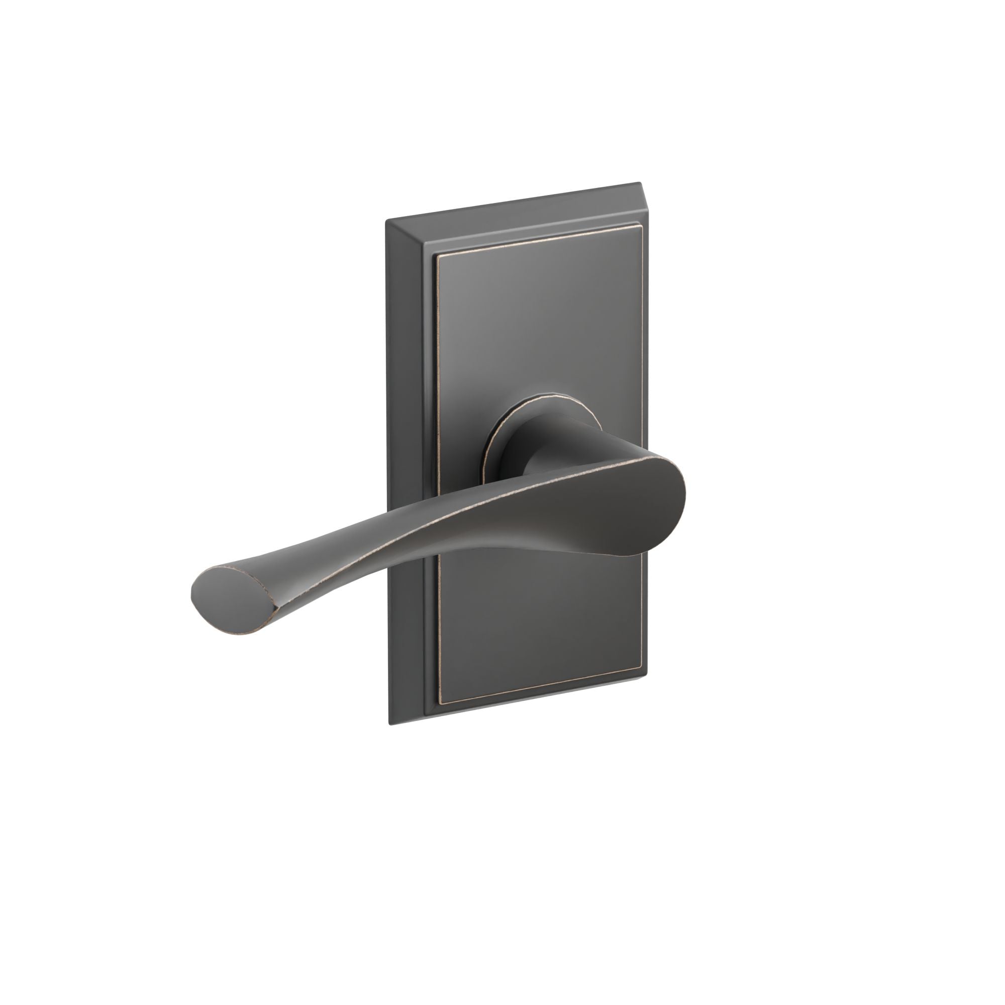 Emtek Spencer Lever Set with Rectangular Rosette