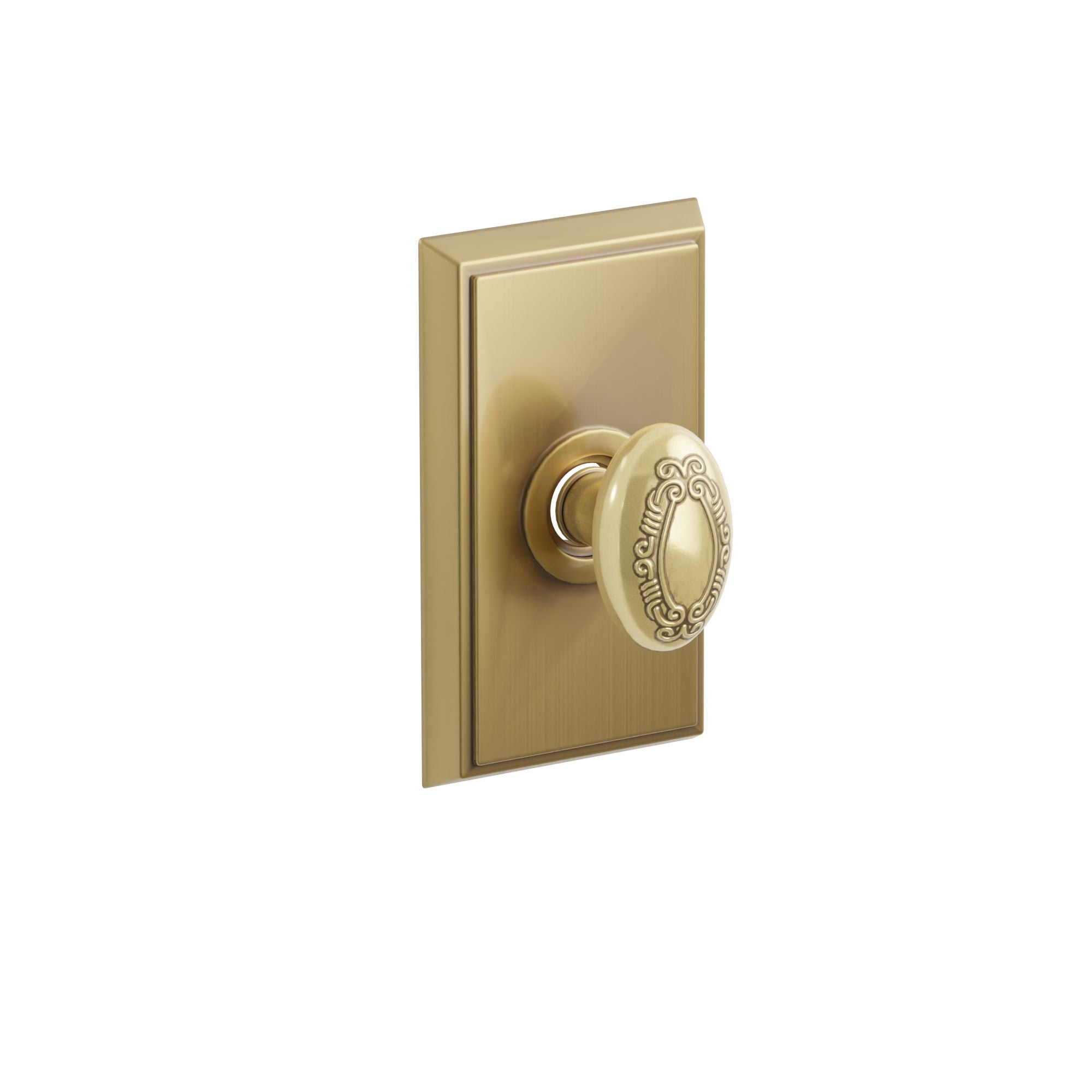 Emtek Victoria Knob Set with Rectangular Rosette