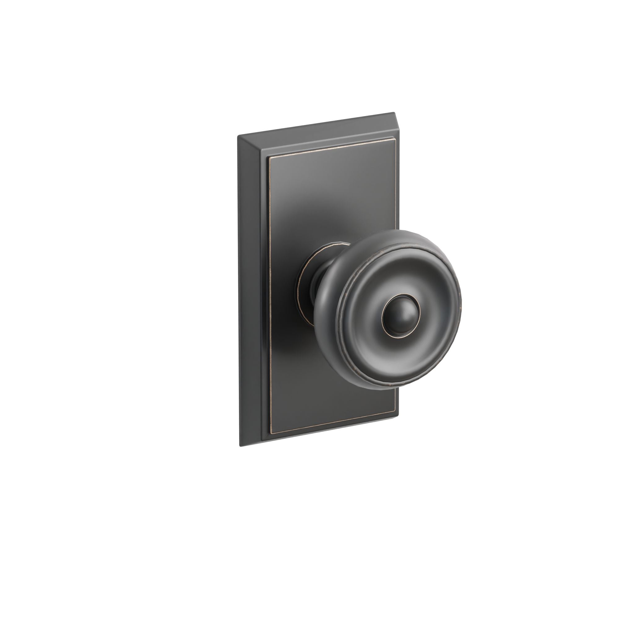 Emtek Concealed Fastener Waverly Knob Set With Rectangular Rosette