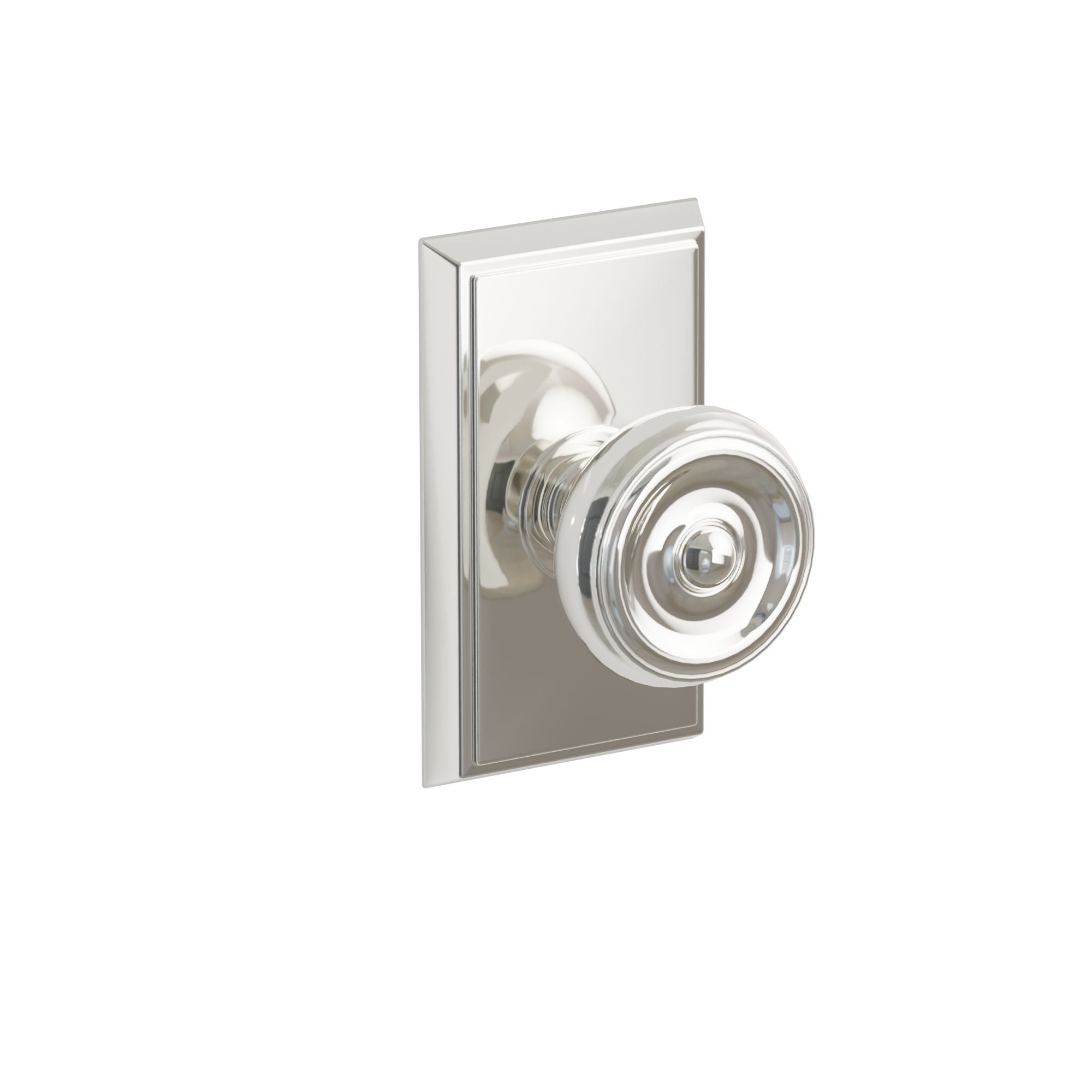 Emtek Concealed Fastener Waverly Knob Set With Rectangular Rosette