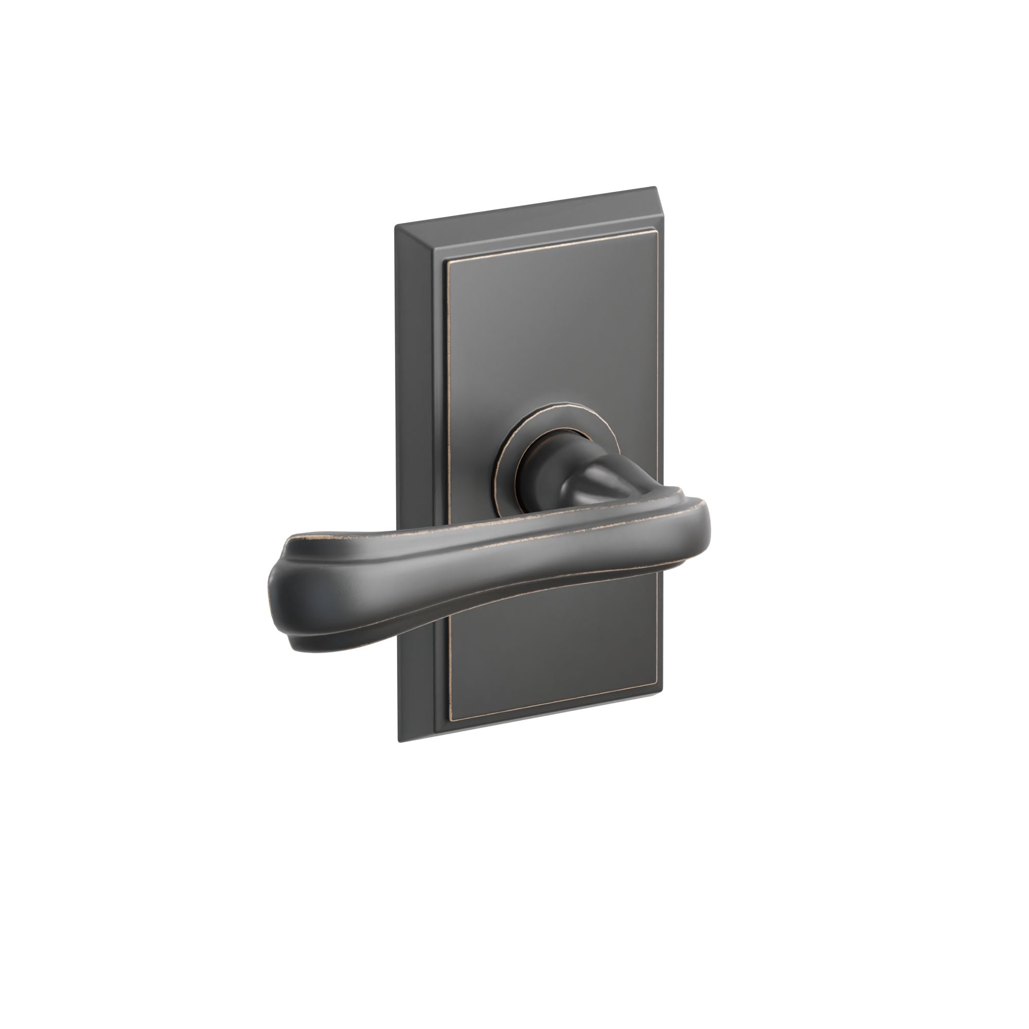 Emtek Wembley Lever Set with Rectangular Rosette