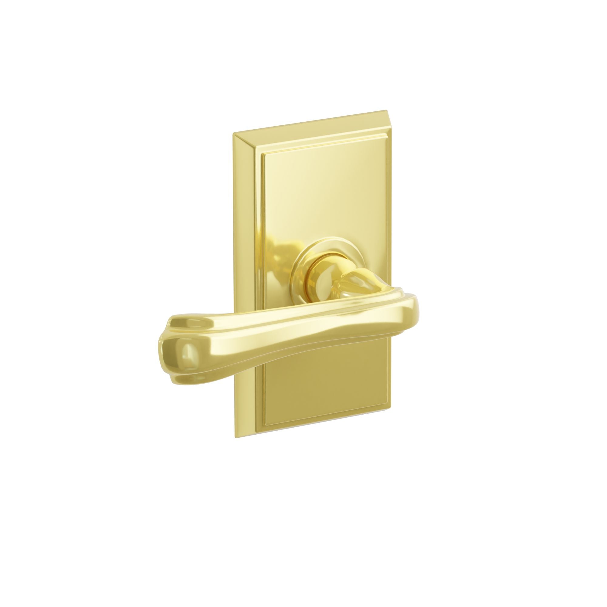 Emtek Concealed Fastener Wembley Lever Set with Rectangular Rosette