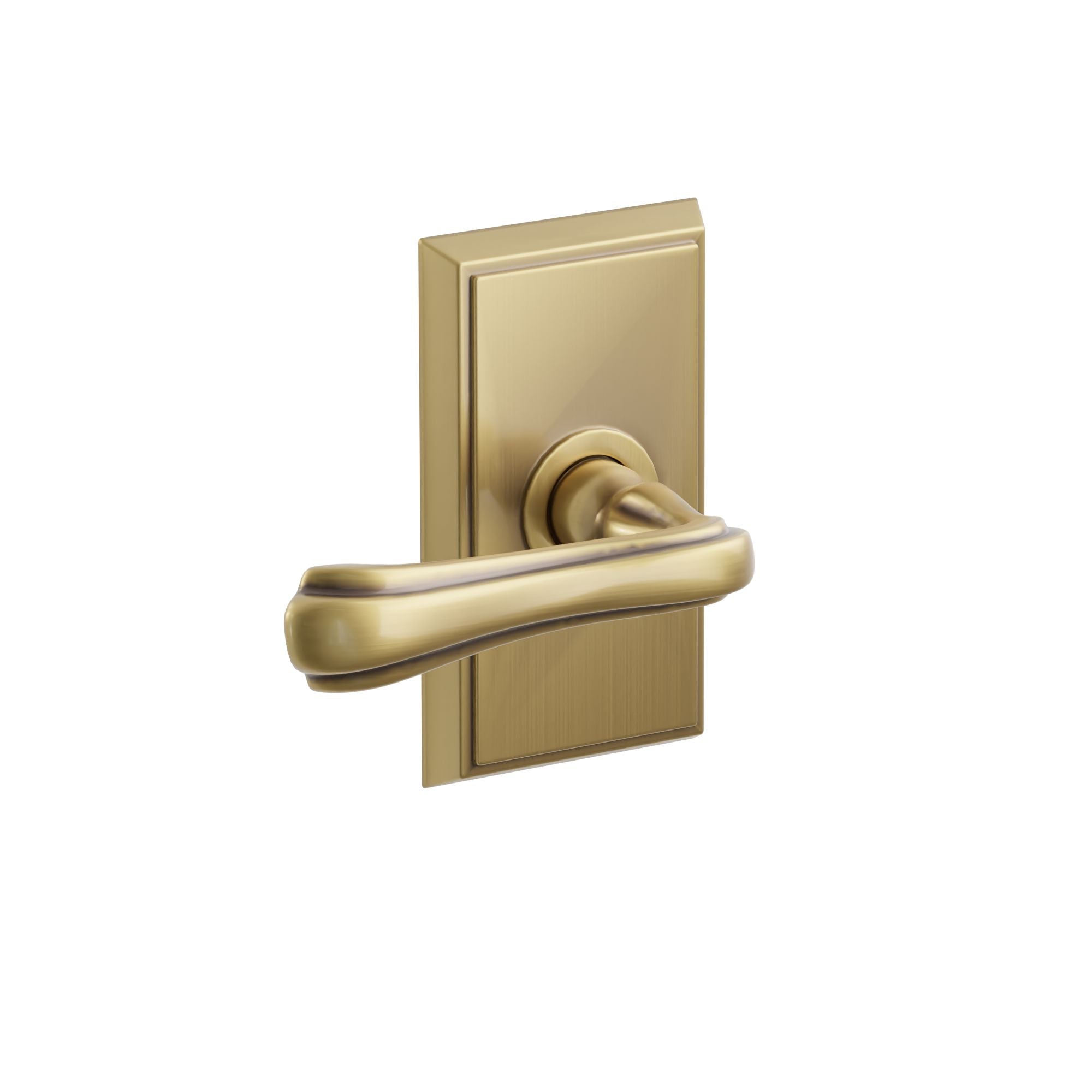 Emtek Wembley Lever Set with Rectangular Rosette