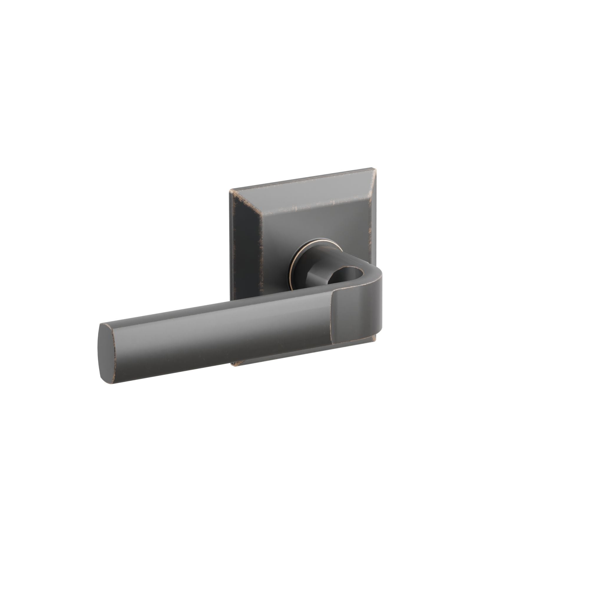 Emtek Arts & Crafts Lever Set with Quincy Rosette