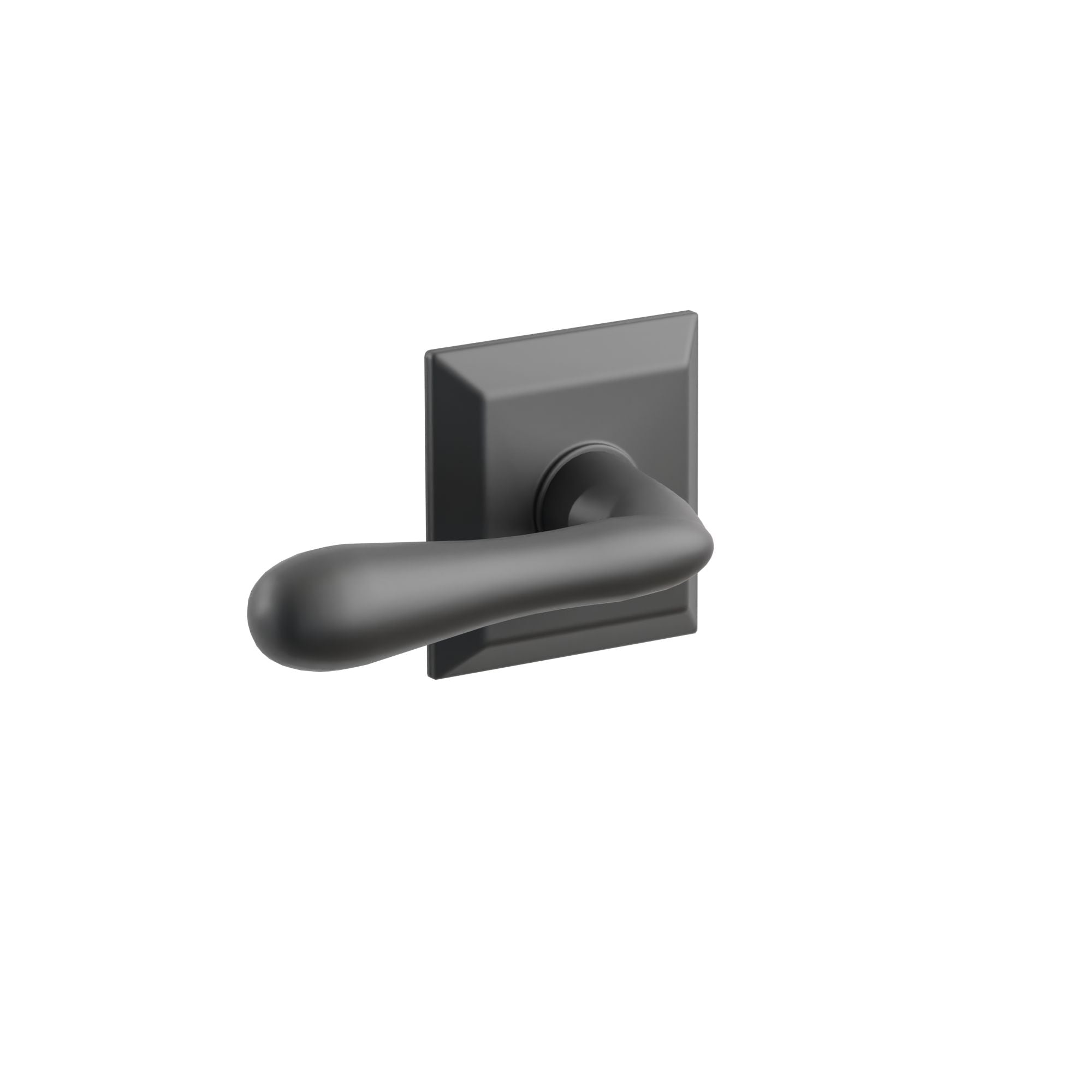 Emtek Concealed Fastener Basel Lever Set With Quincy Rosette