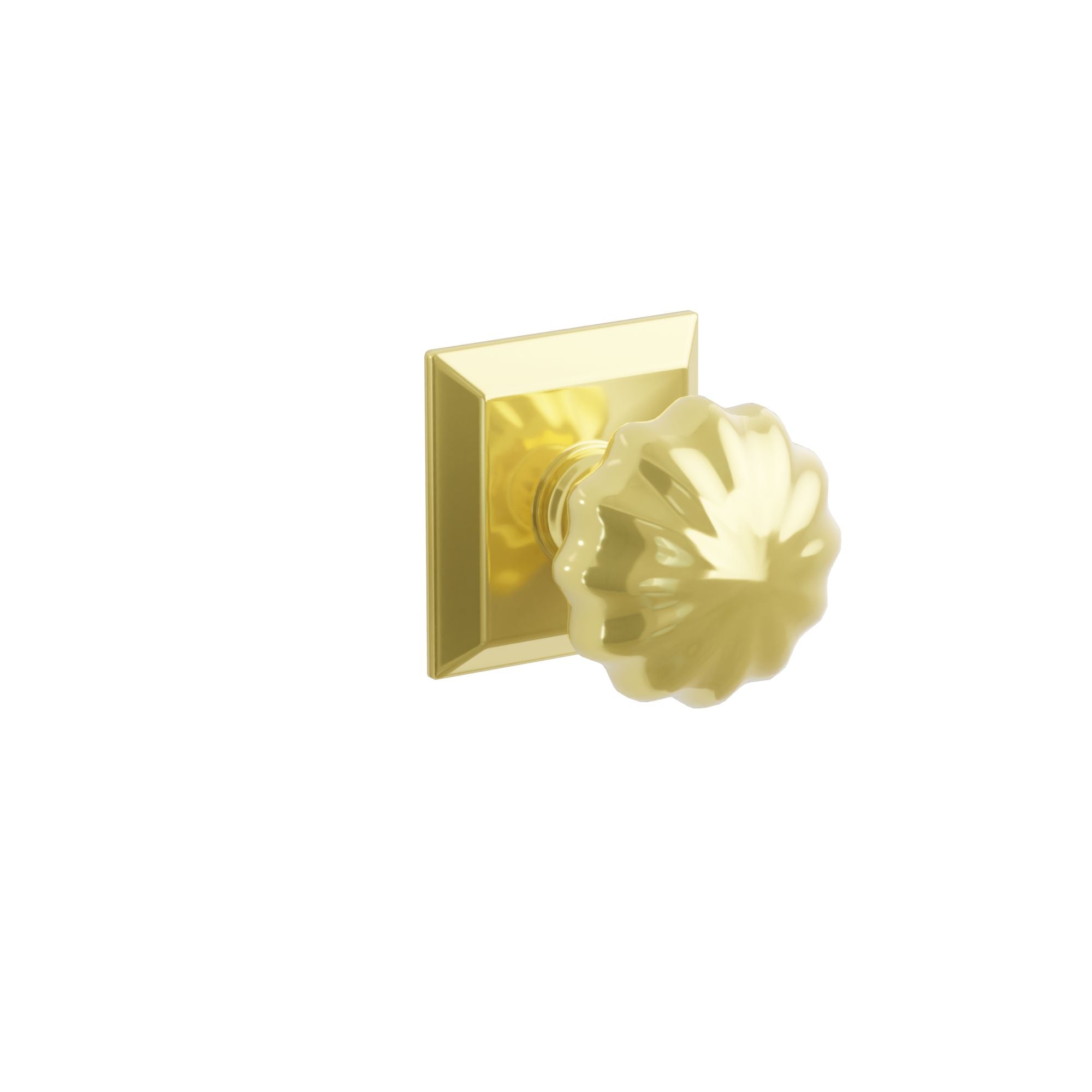 Emtek Melon Knob Set with Quincy Rosette