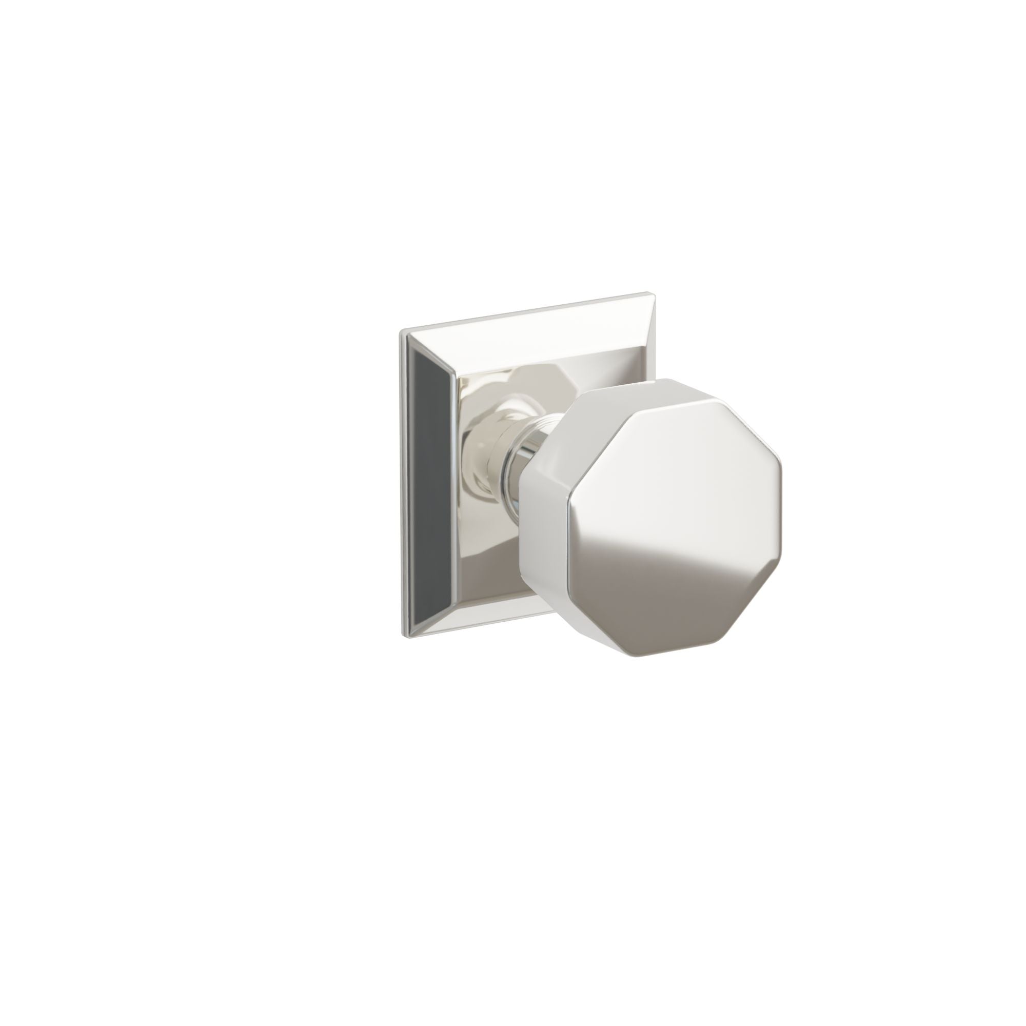 Emtek Concealed Fastener Octagon Knob Set With Quincy Rosette