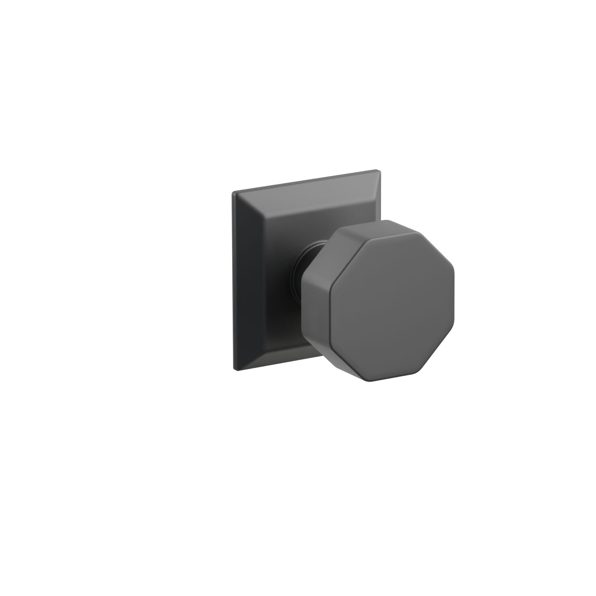 Emtek Octagon Knob Set with Quincy Rosette