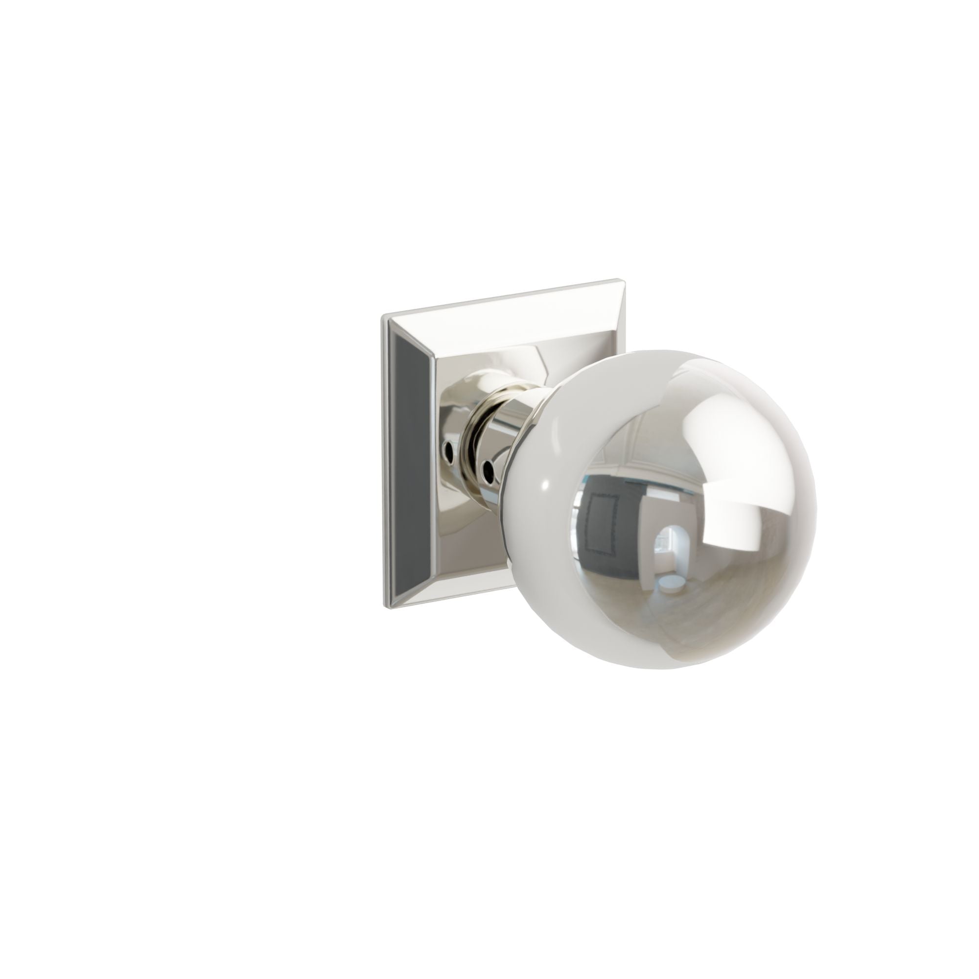 Emtek Orb Knob Set with Quincy Rosette