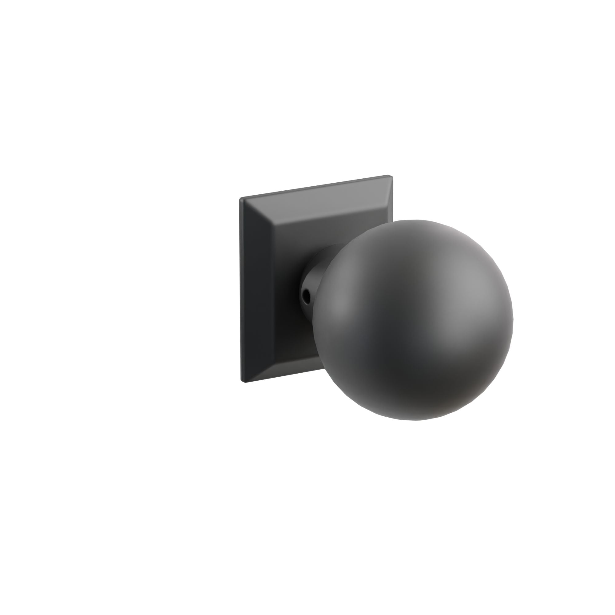 Emtek Concealed Fastener Orb Knob Set With Quincy Rosette