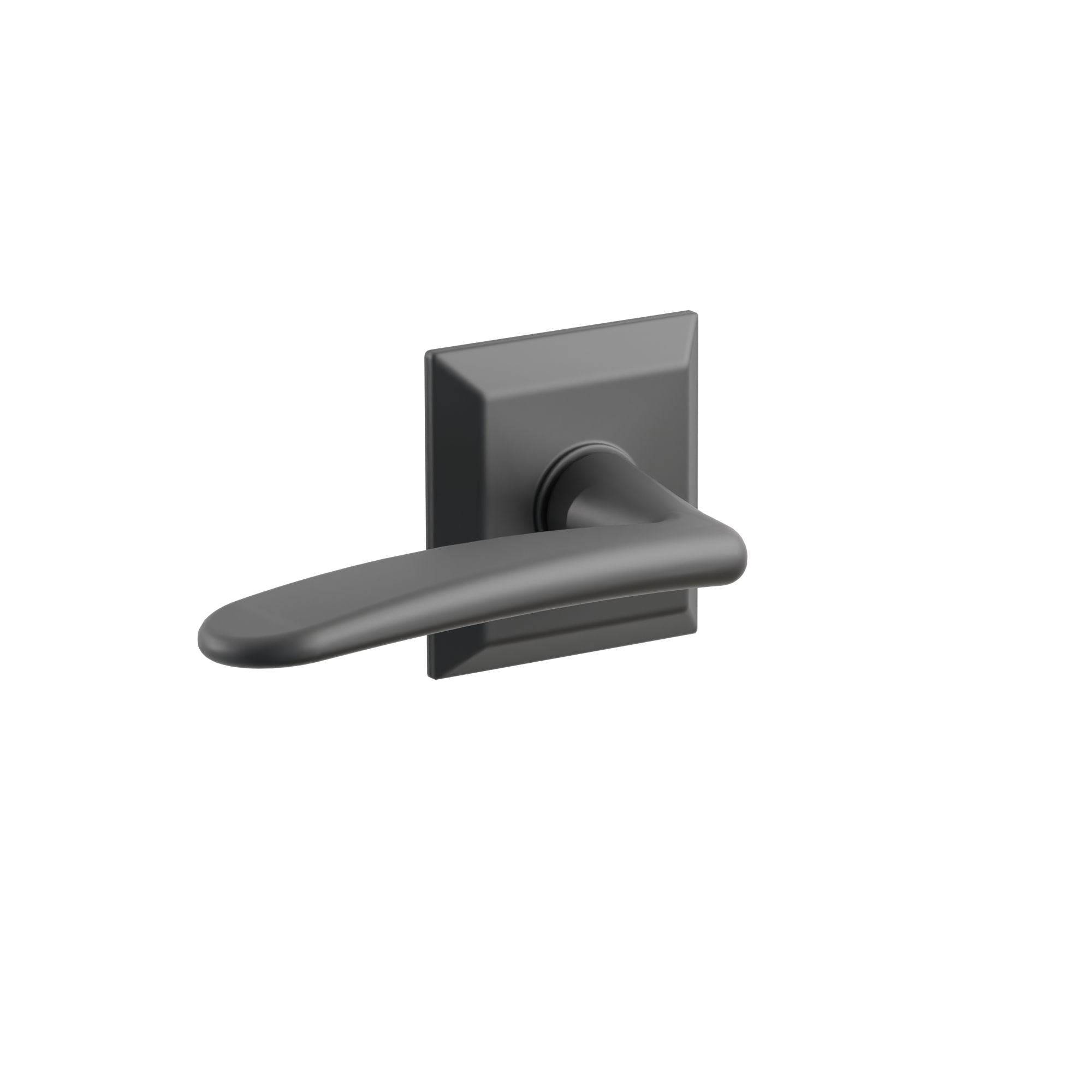 Emtek Concealed Fastener Poseidon Lever Set With Quincy Rosette