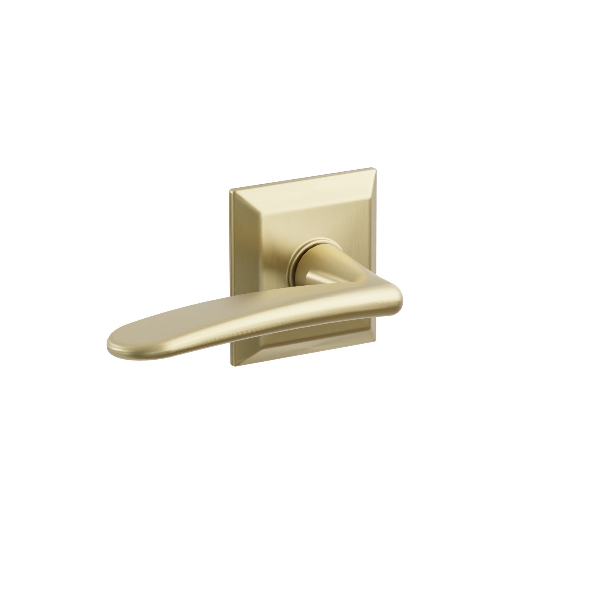 Emtek Concealed Fastener Poseidon Lever Set With Quincy Rosette