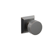 Emtek Round Knob Set with Quincy Rosette