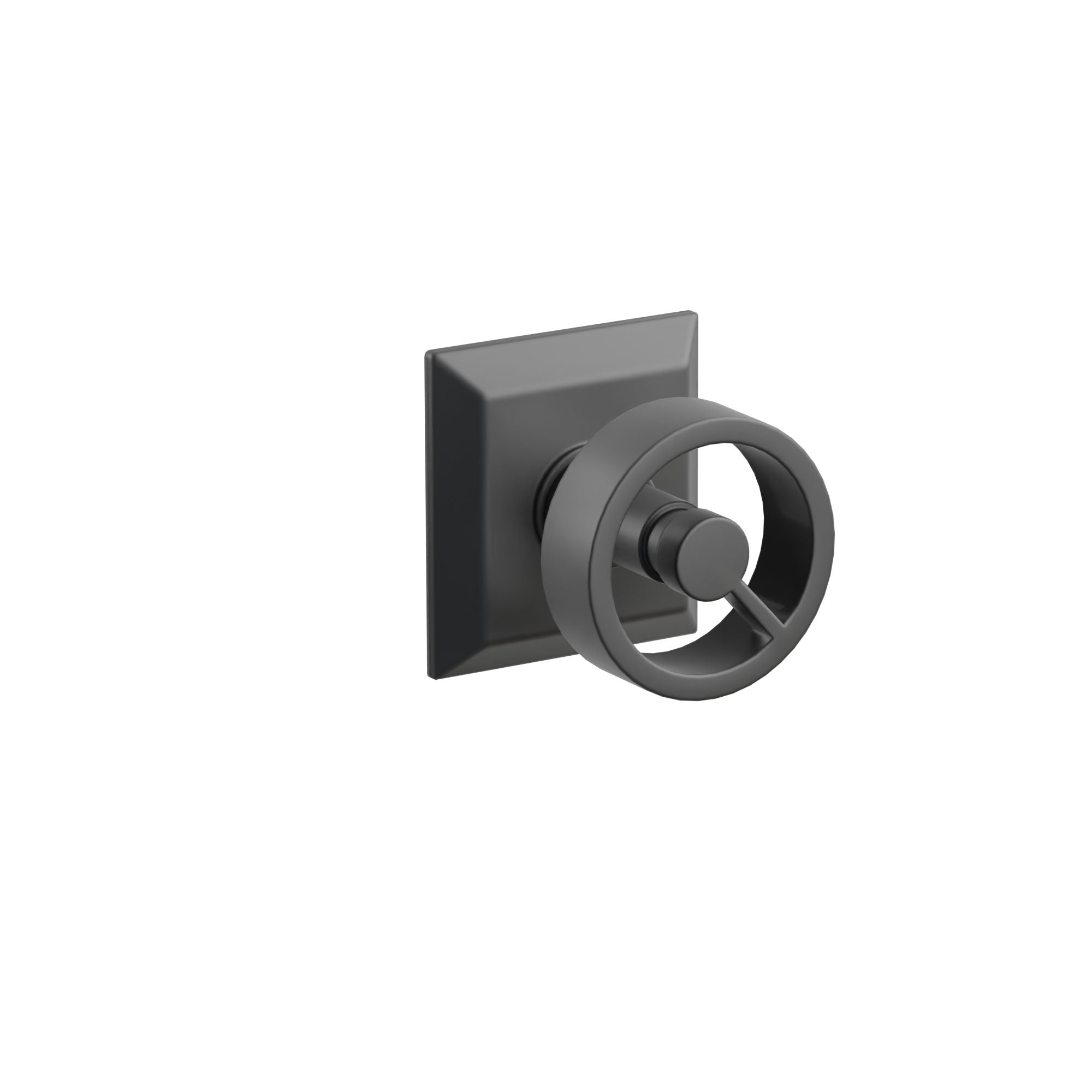 Emtek Concealed Fastener Spoke Knob Set With Quincy Rosette