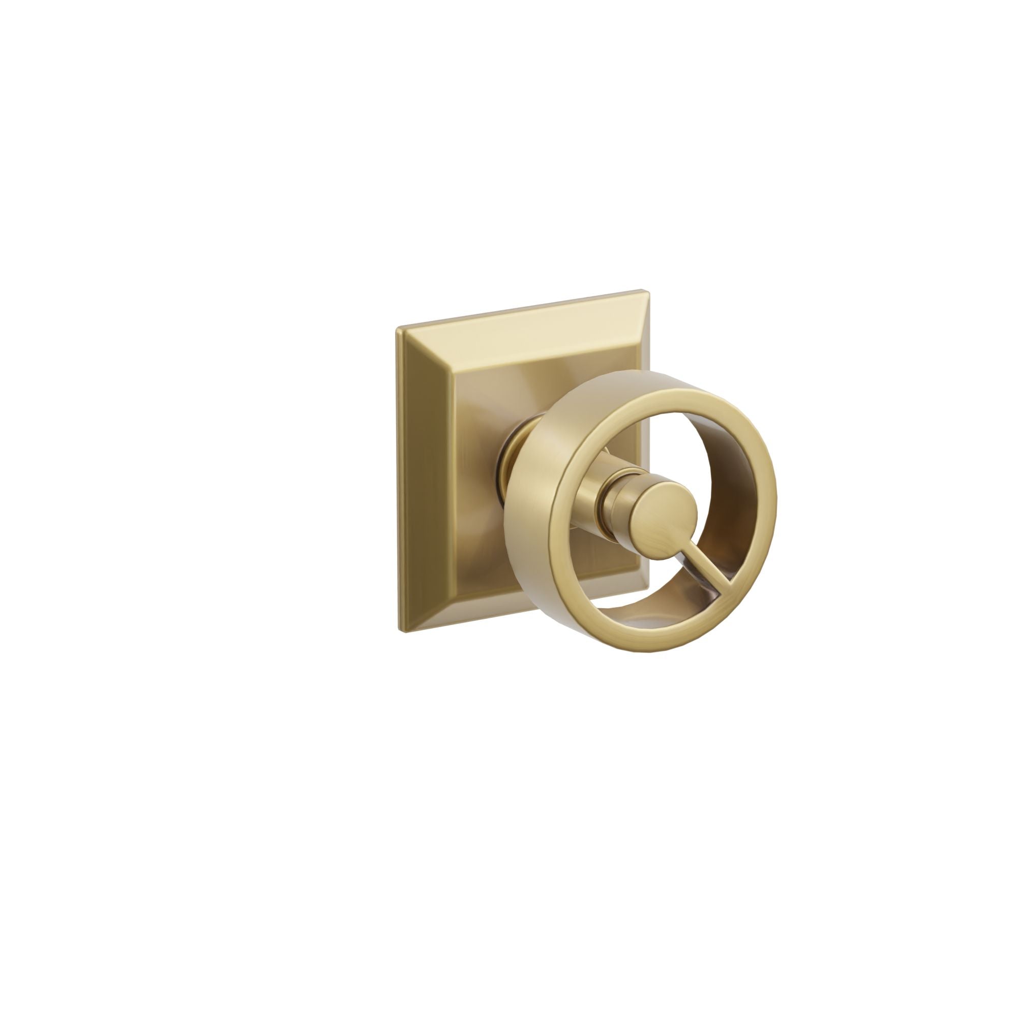Emtek Concealed Fastener Spoke Knob Set With Quincy Rosette