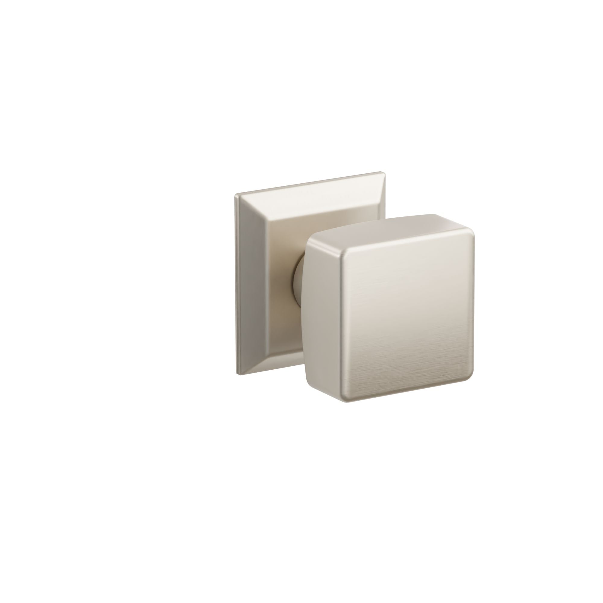 Emtek Concealed Fastener Square Knob Set With Quincy Rosette