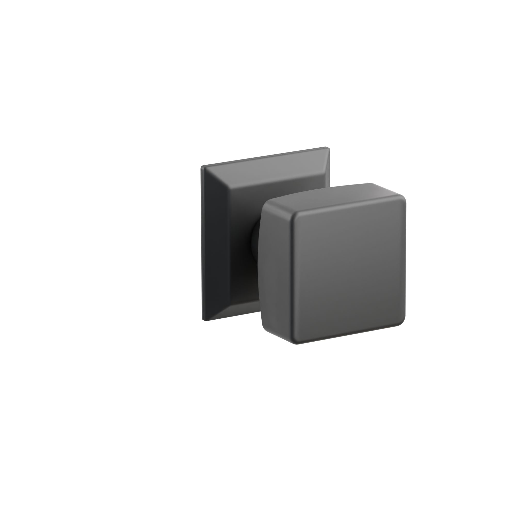 Emtek Square Knob Set with Quincy Rosette