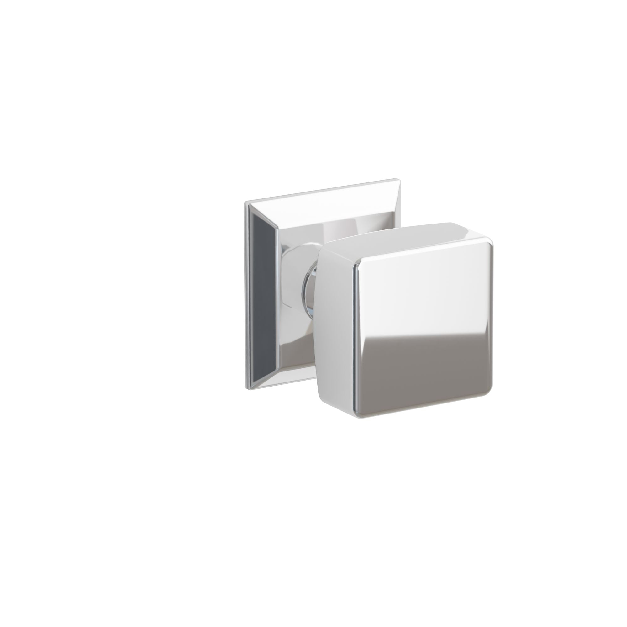 Emtek Concealed Fastener Square Knob Set With Quincy Rosette