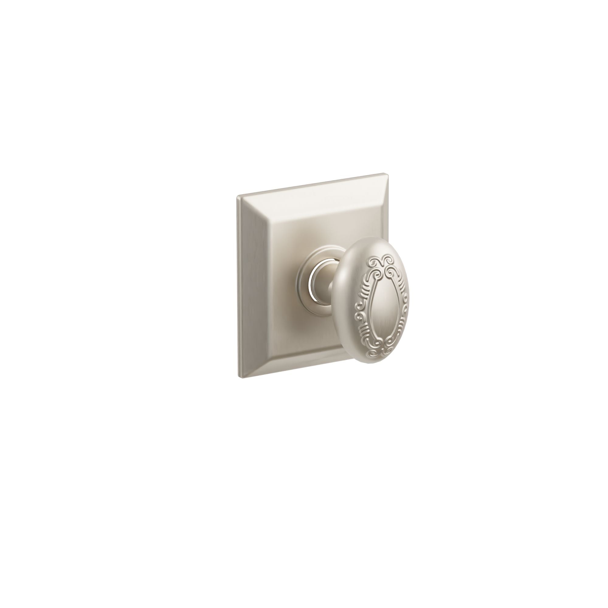 Emtek Concealed Fastener Victoria Knob Set With Quincy Rosette