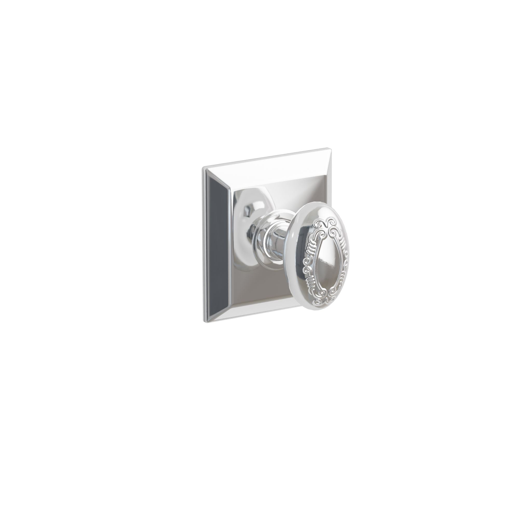 Emtek Concealed Fastener Victoria Knob Set With Quincy Rosette