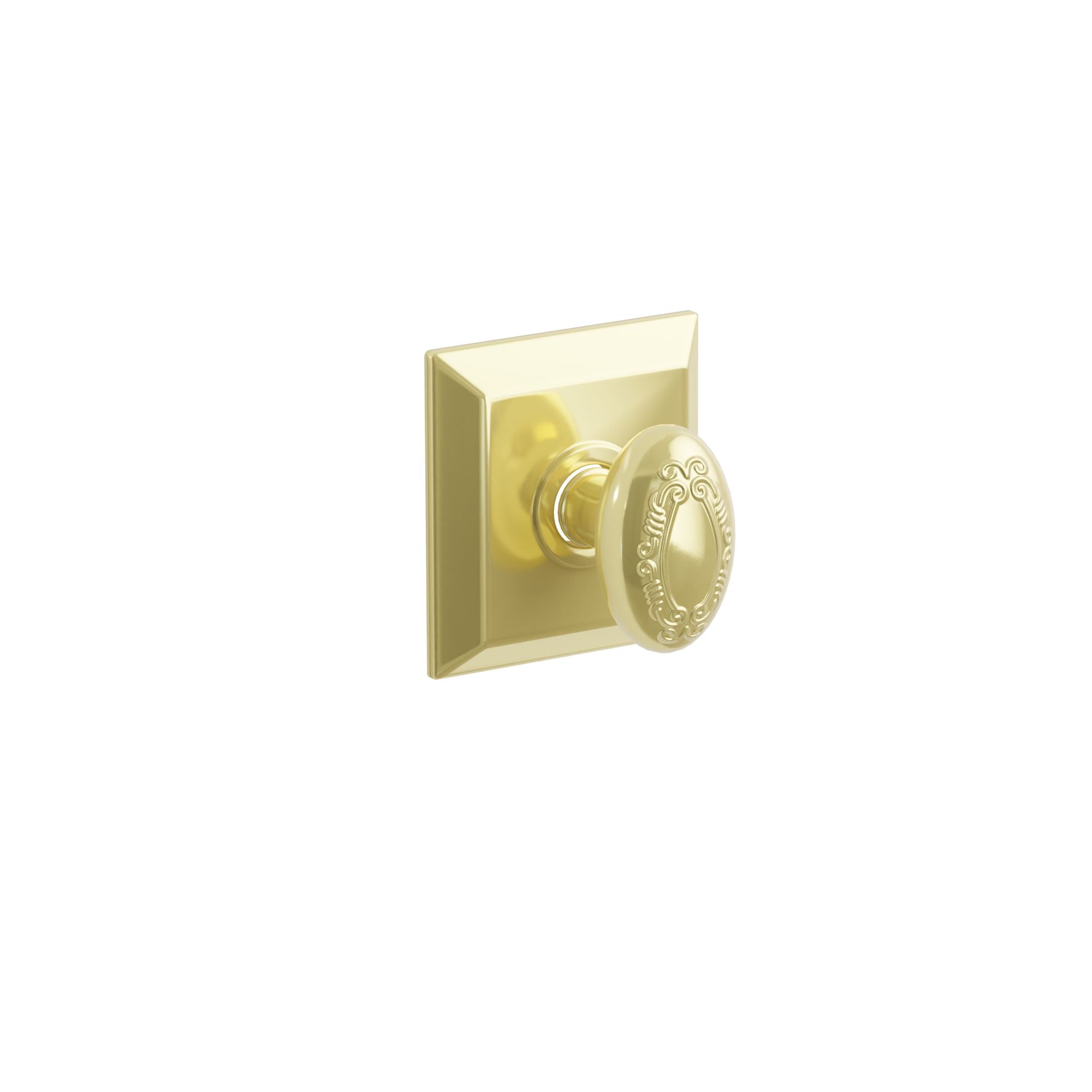 Emtek Concealed Fastener Victoria Knob Set With Quincy Rosette