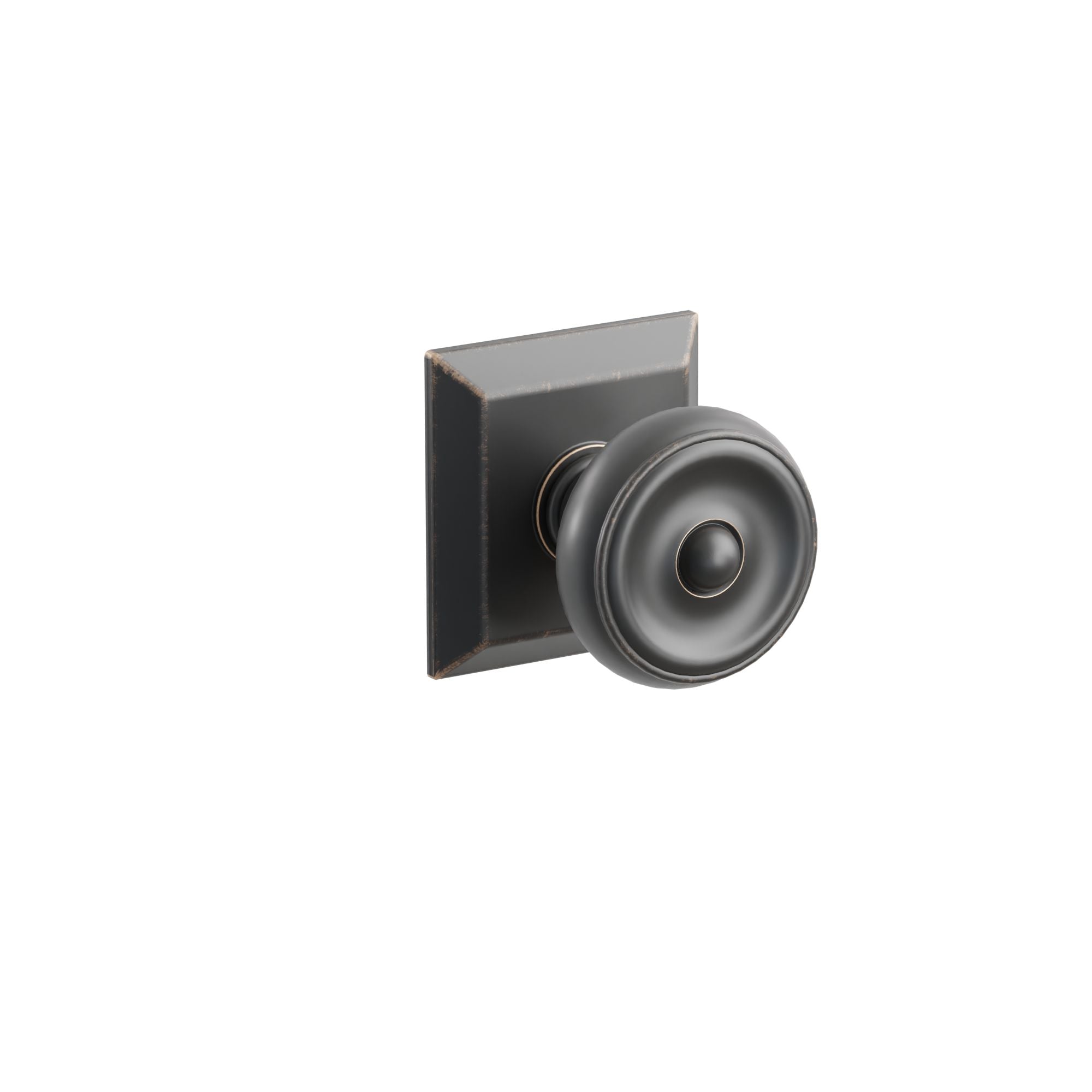 Emtek Concealed Fastener Waverly Knob Set With Quincy Rosette