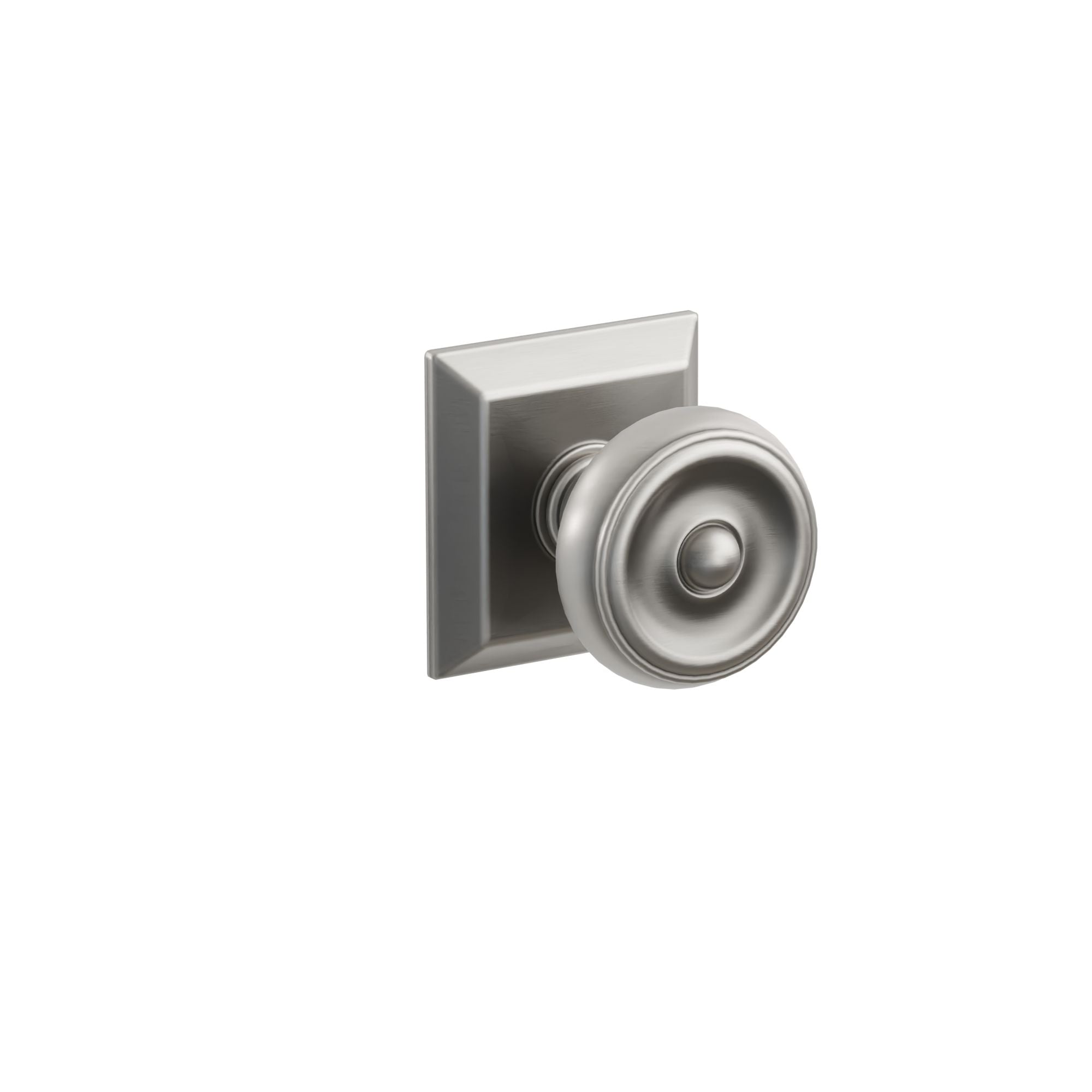 Emtek Concealed Fastener Waverly Knob Set With Quincy Rosette