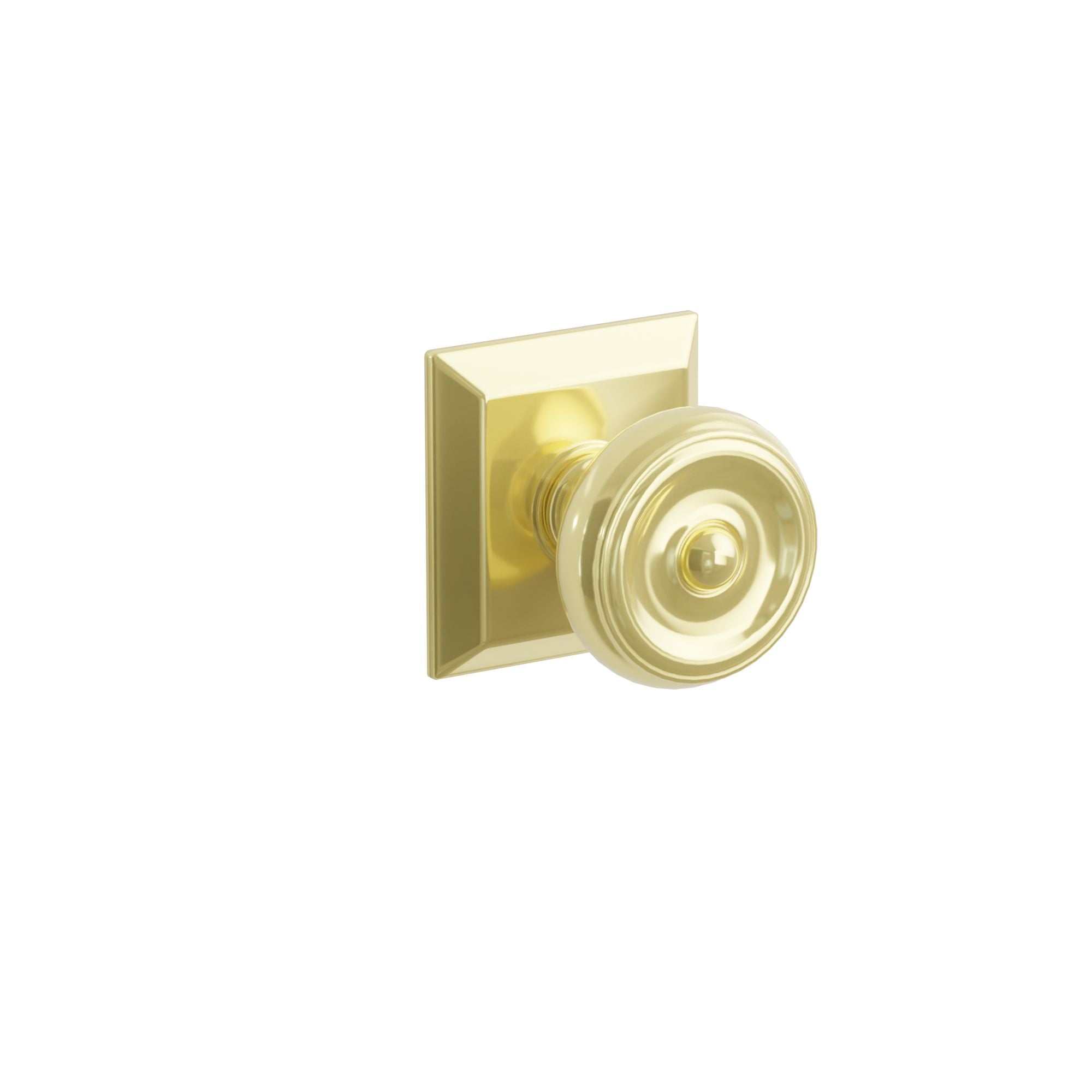 Emtek Concealed Fastener Waverly Knob Set With Quincy Rosette