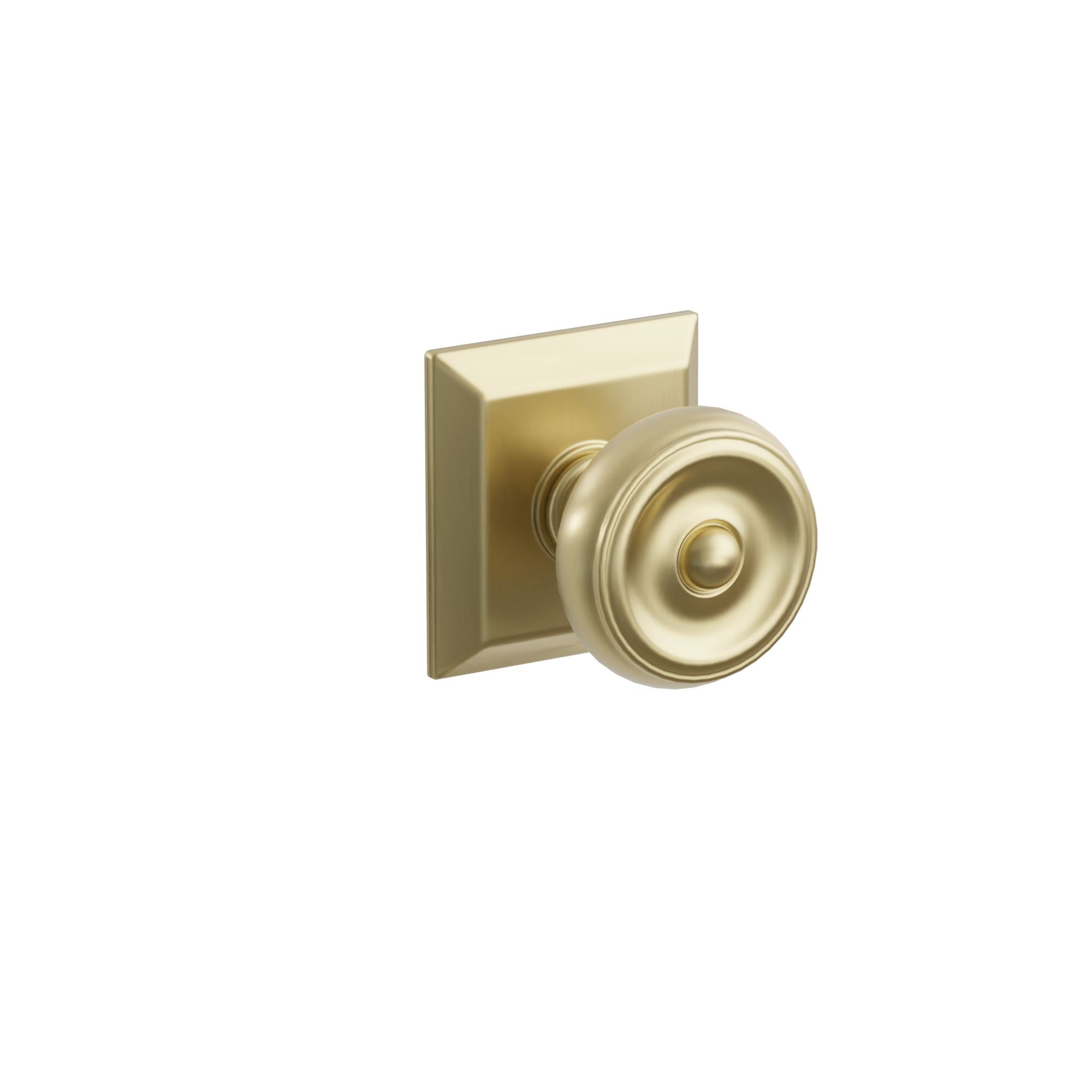 Emtek Concealed Fastener Waverly Knob Set With Quincy Rosette