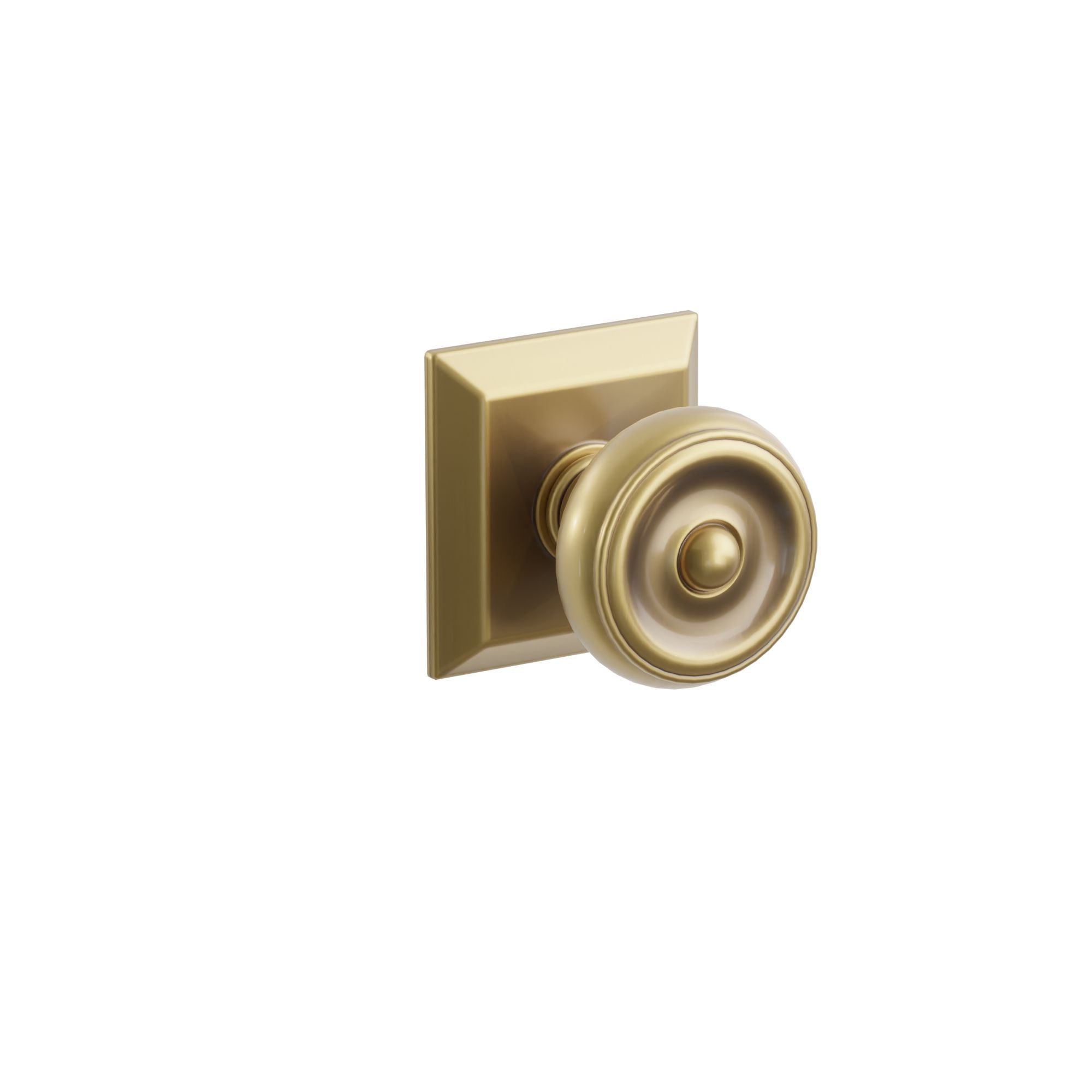 Emtek Concealed Fastener Waverly Knob Set With Quincy Rosette