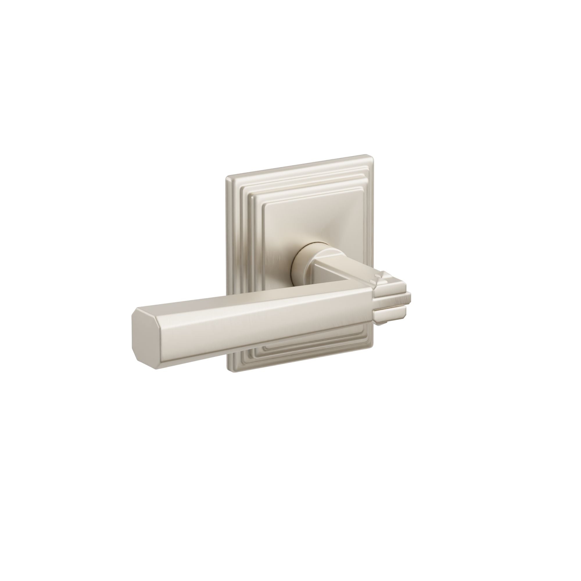 Emtek Concealed Fastener Arts & Crafts Lever Set With Wilshire Rosette