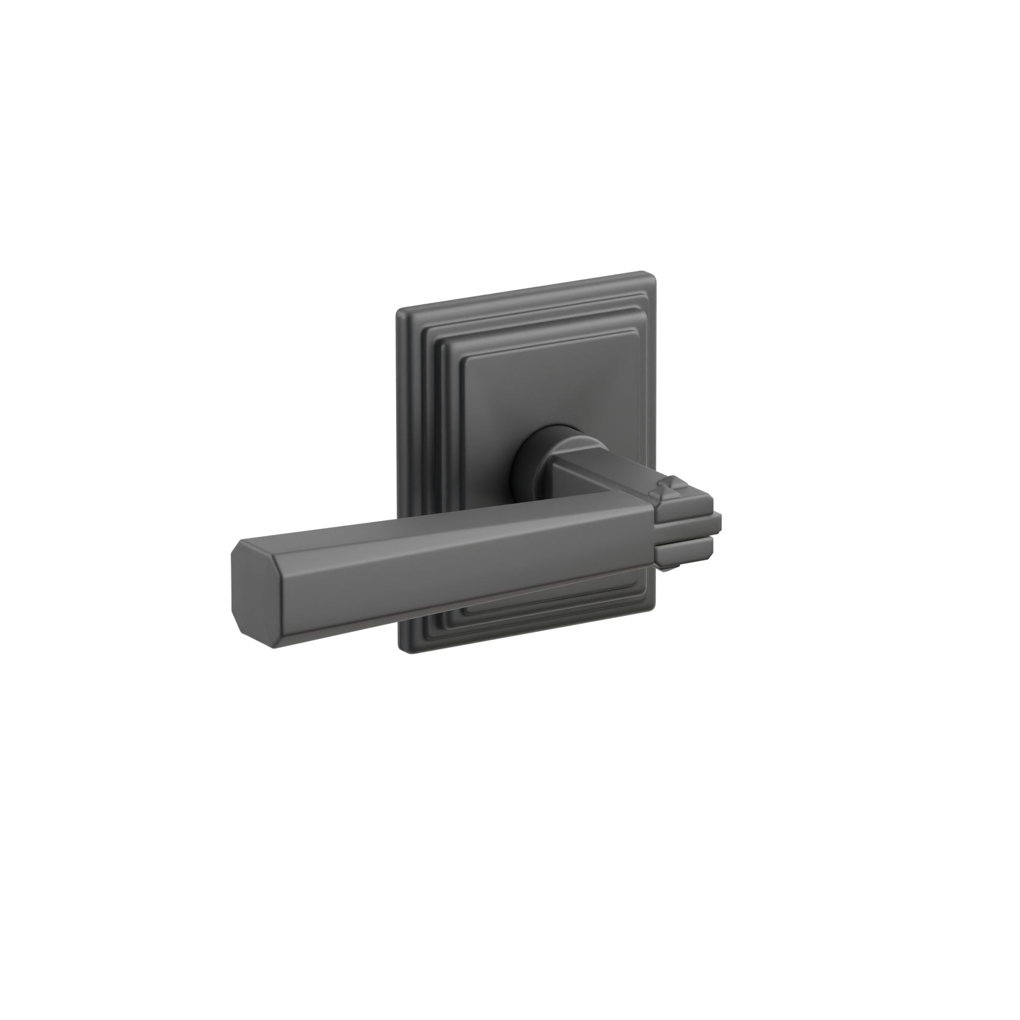 Emtek Concealed Fastener Arts & Crafts Lever Set With Wilshire Rosette