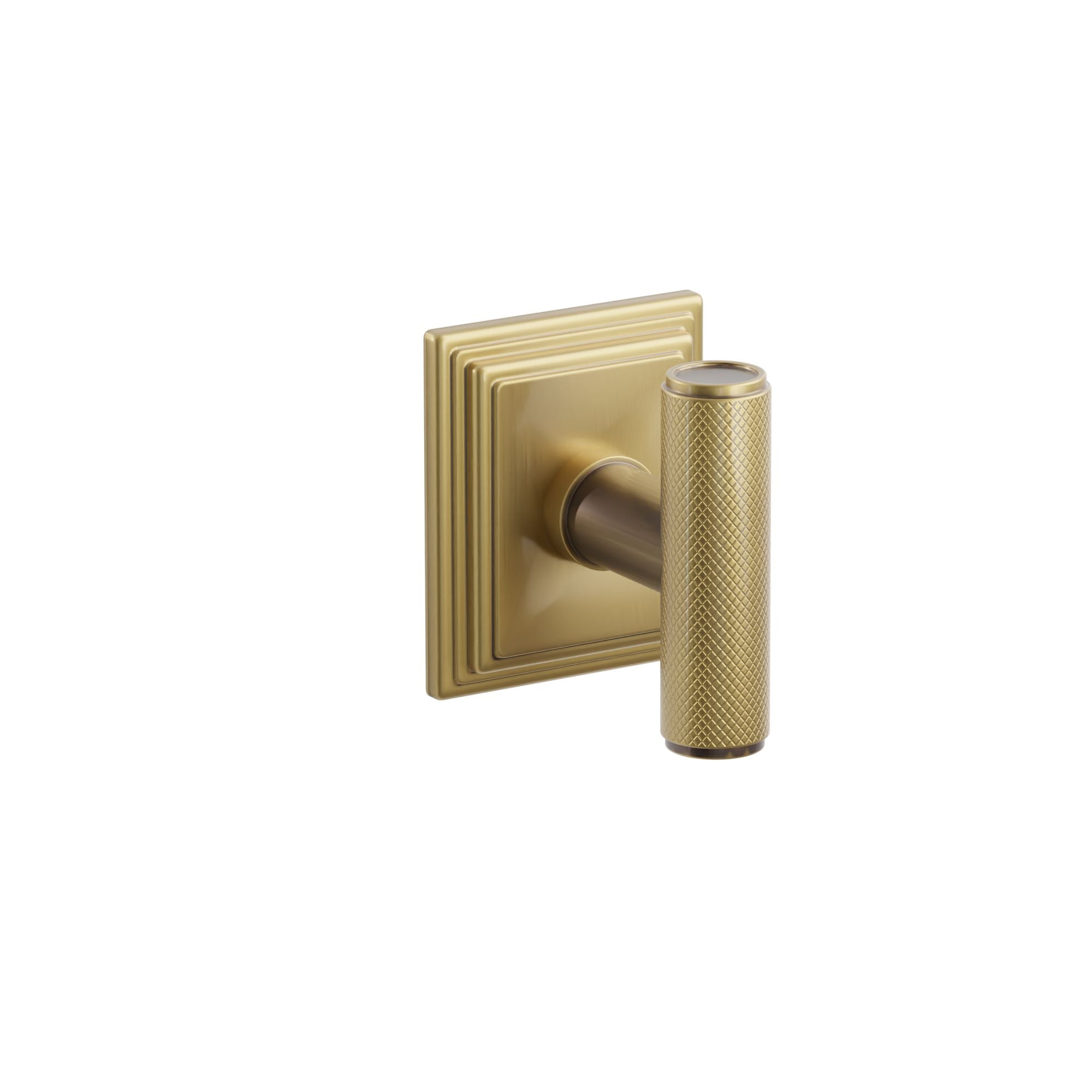 Emtek Ace Knurled Knob Set with Wilshire Rosette