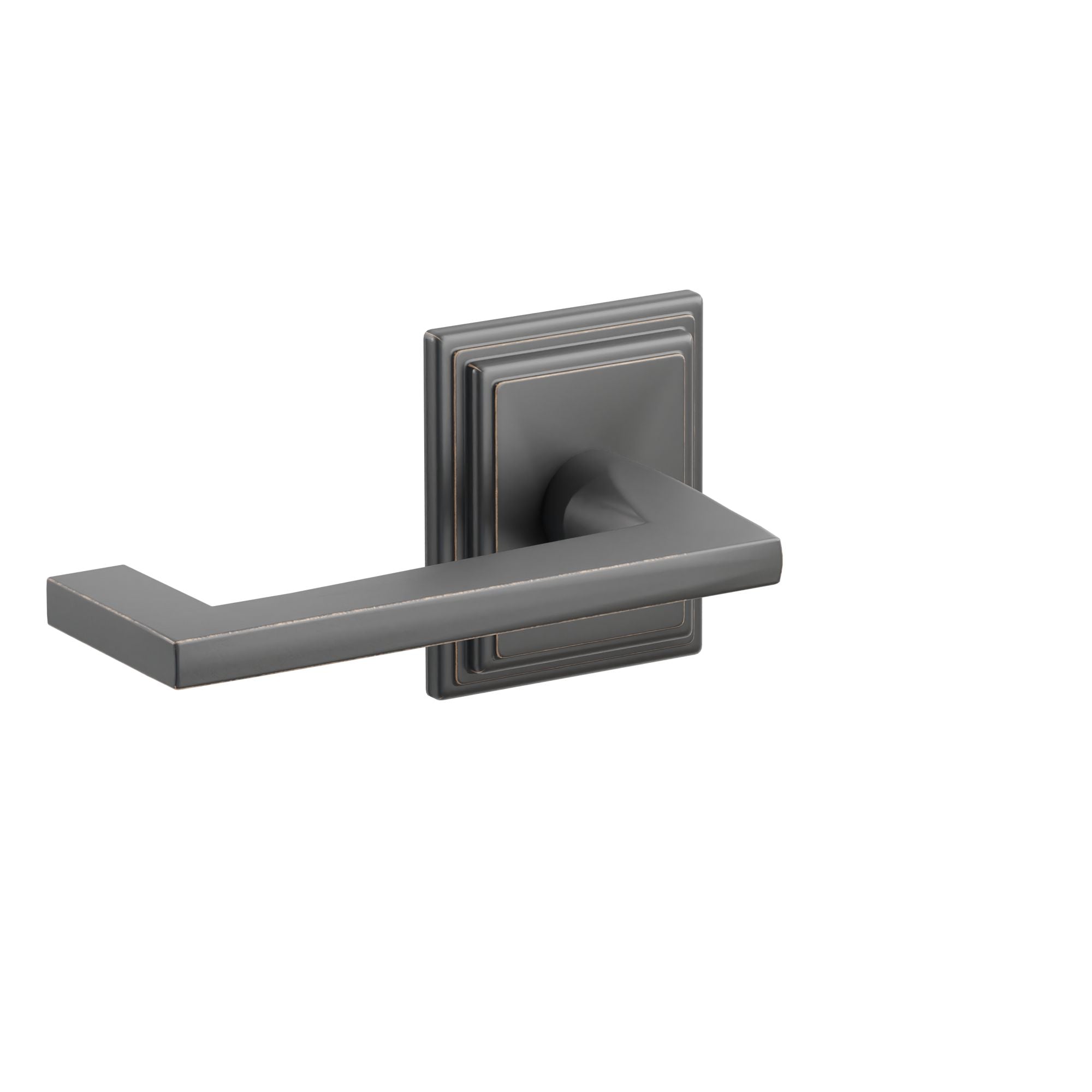 Emtek Arts & Crafts Lever Set with Wilshire Rosette