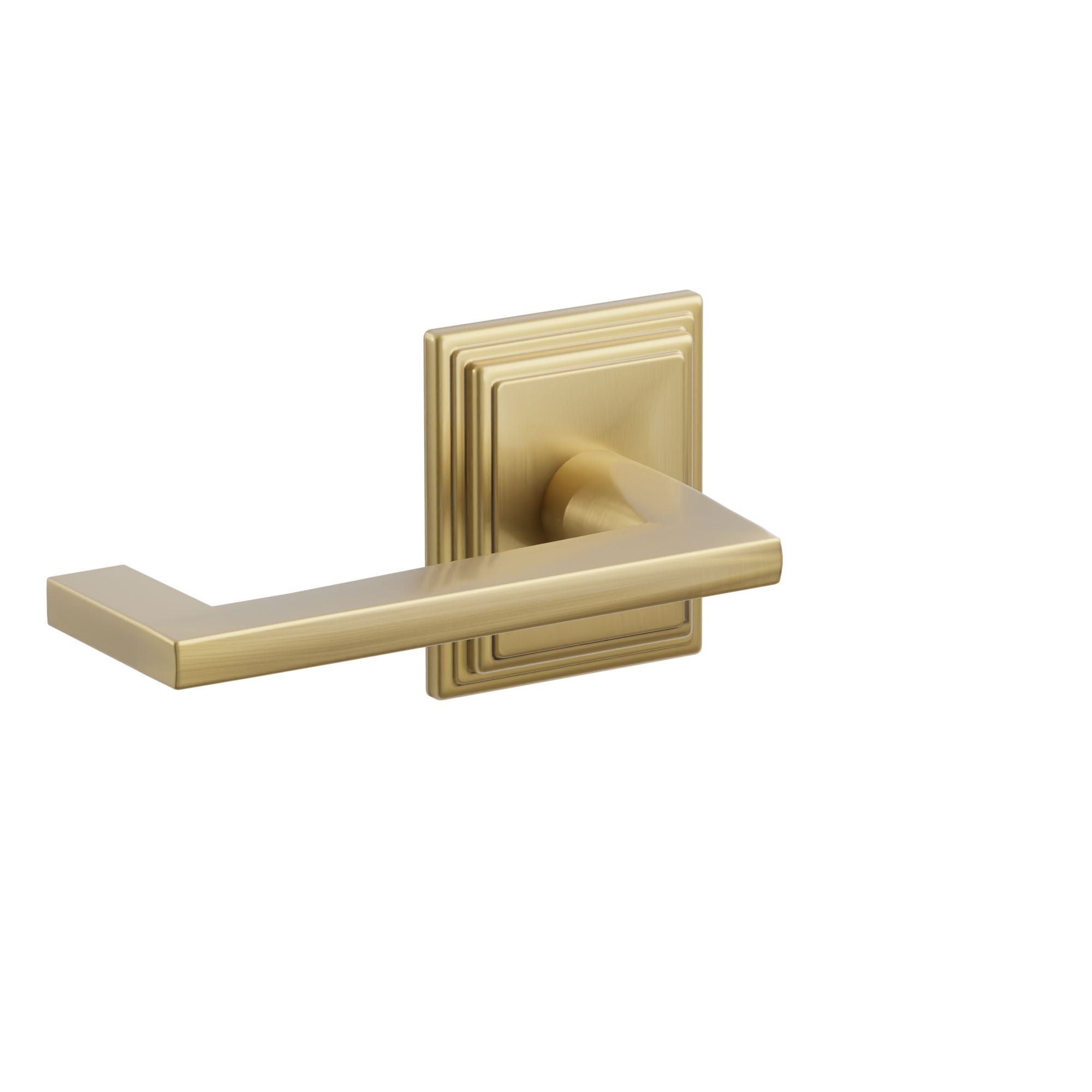 Emtek Arts & Crafts Lever Set with Wilshire Rosette