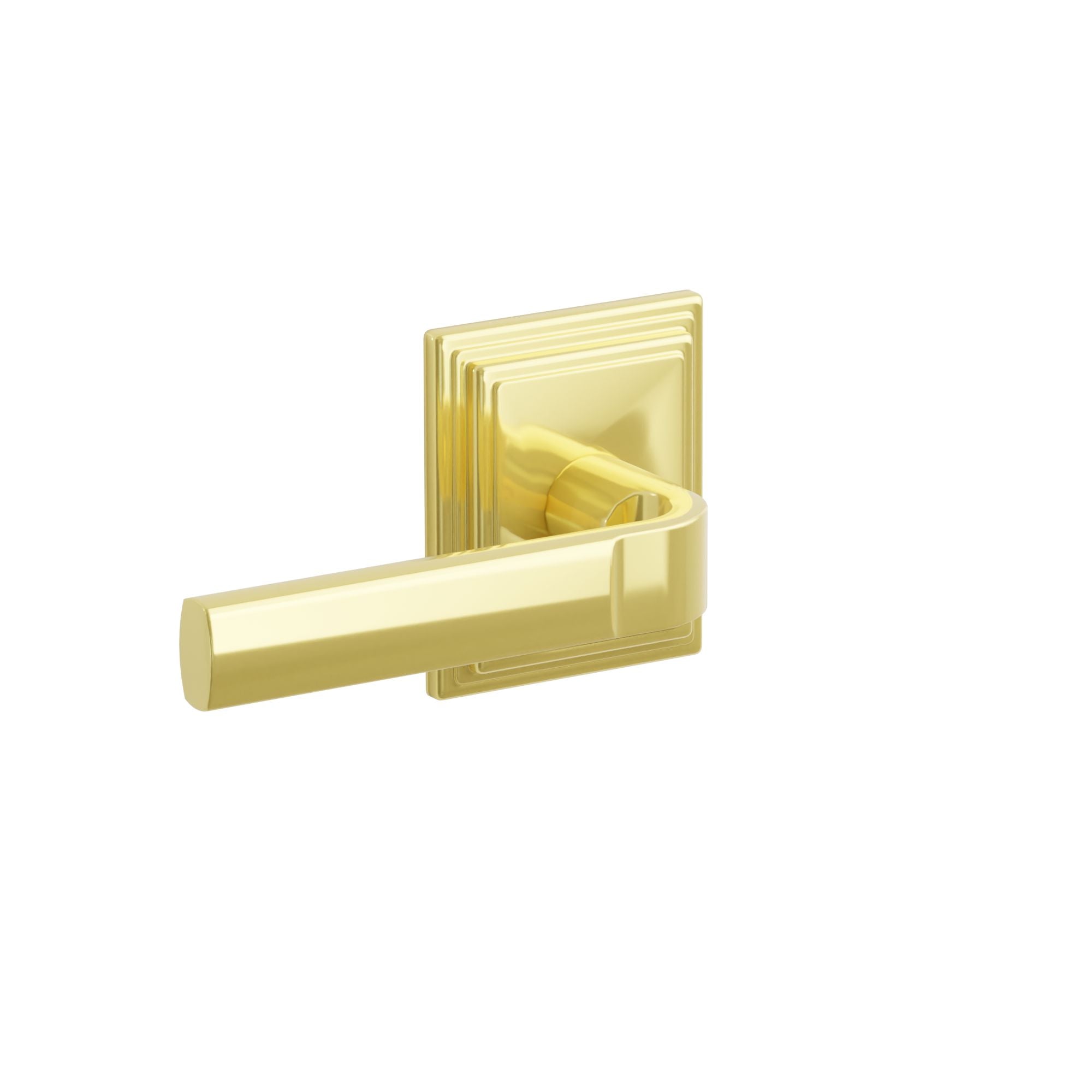 Emtek Concealed Fastener Aston Lever Set With Wilshire Rosette