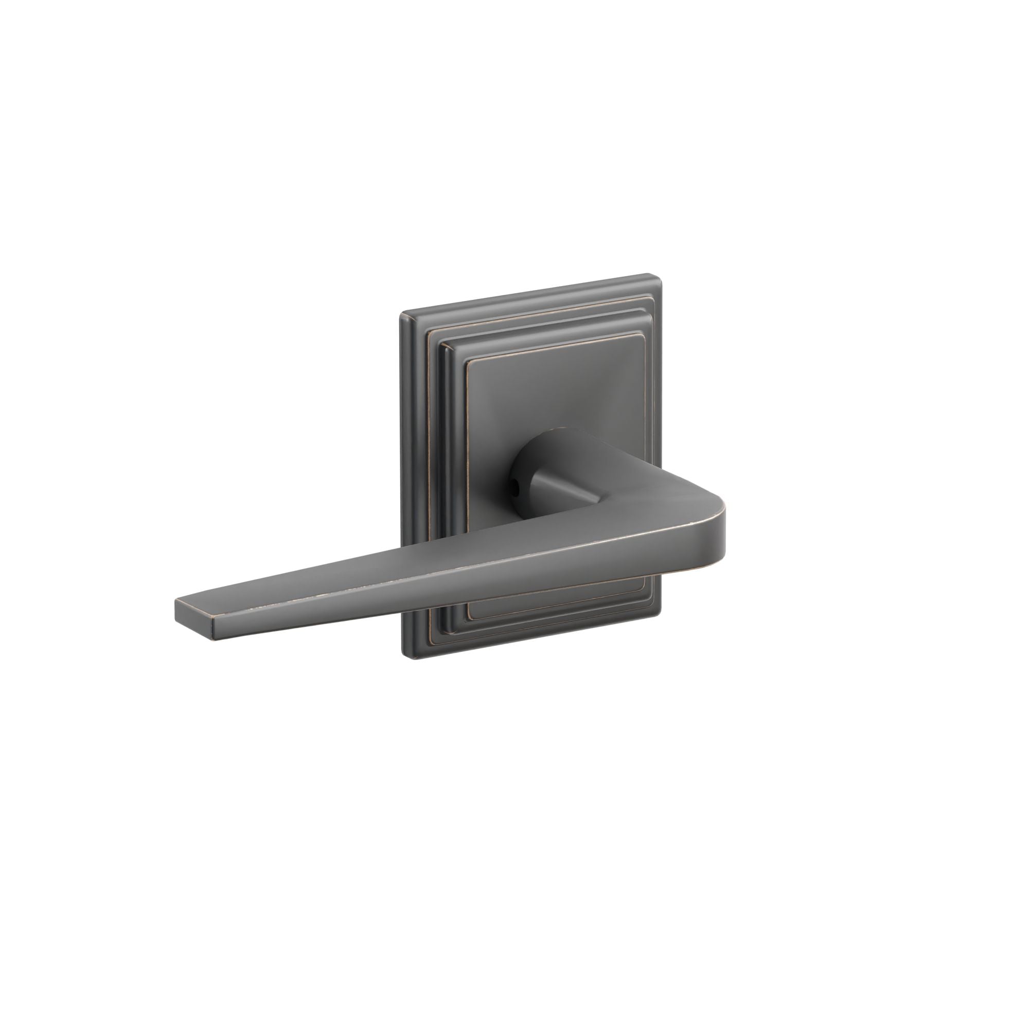 Emtek Concealed Fastener Athena Lever Set With Wilshire Rosette