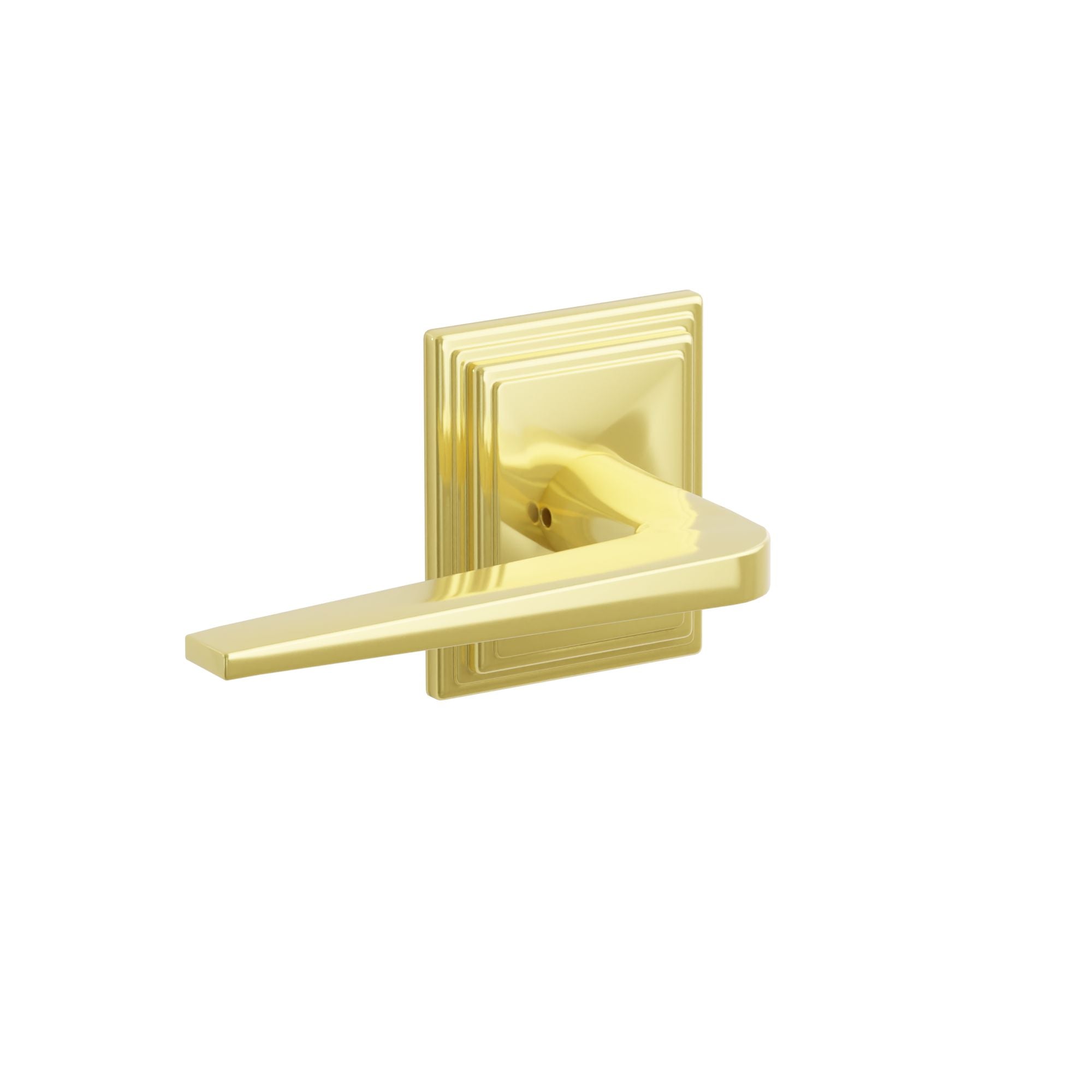 Emtek Aston Lever Set with Wilshire Rosette