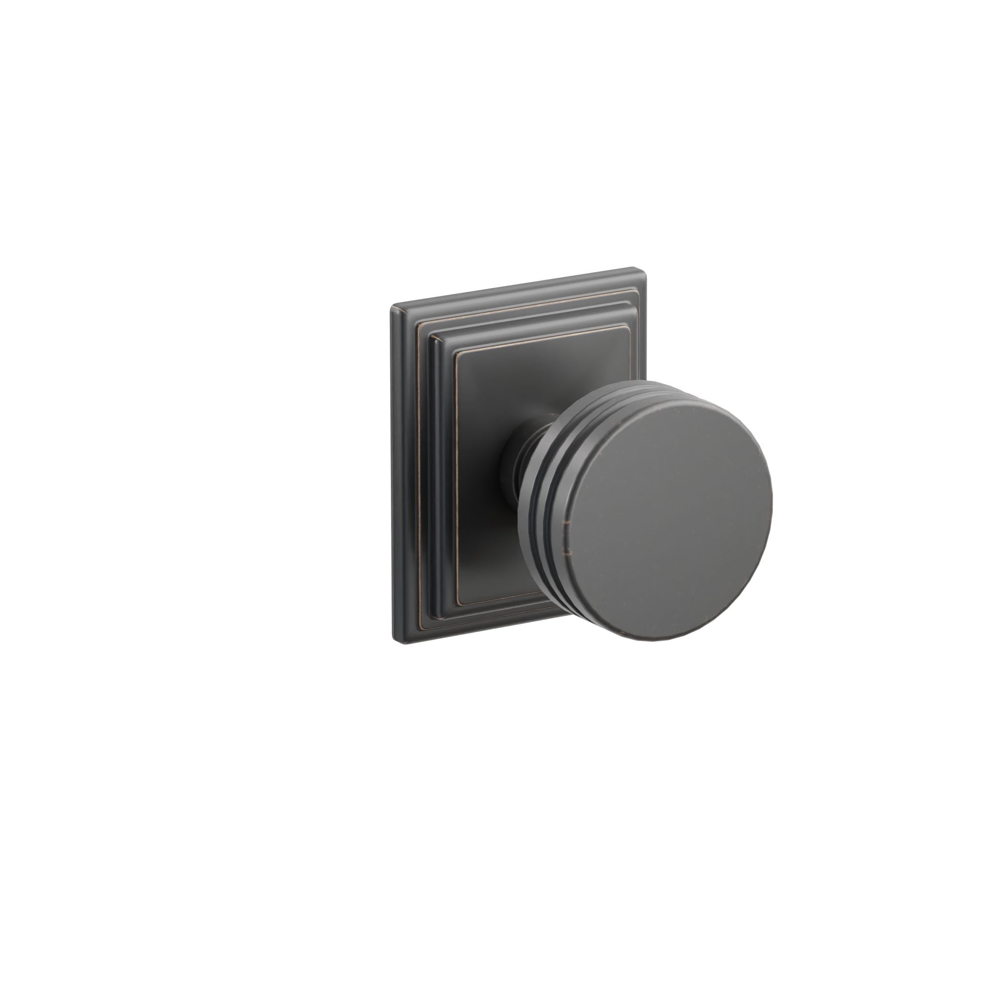 Emtek Concealed Fastener Bern Knob Set With Wilshire Rosette