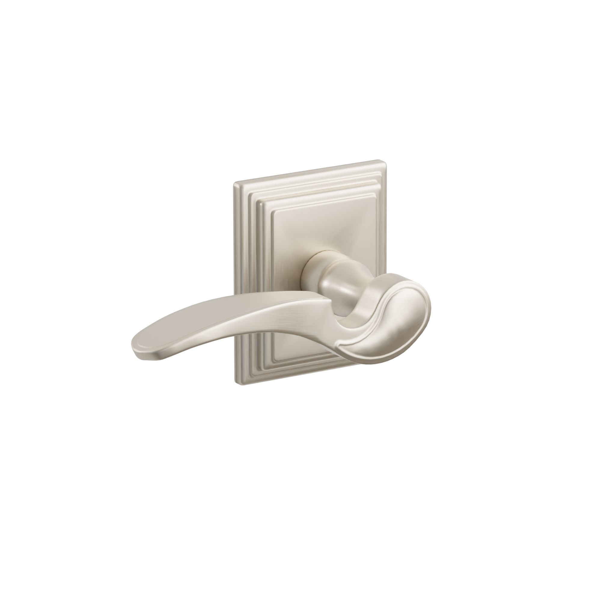 Emtek Concealed Fastener Coventry Lever Set With Wilshire Rosette