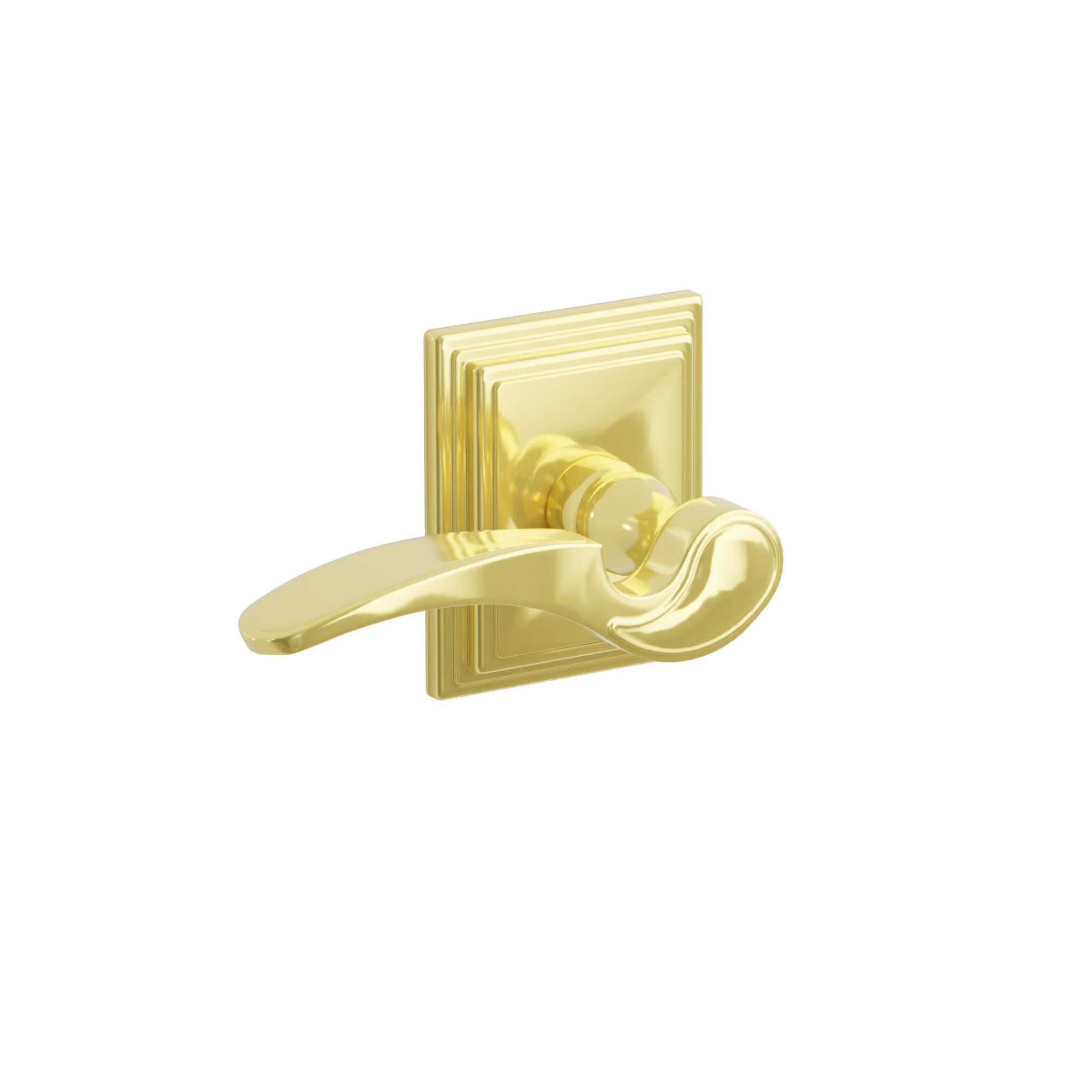 Emtek Concealed Fastener Coventry Lever Set With Wilshire Rosette