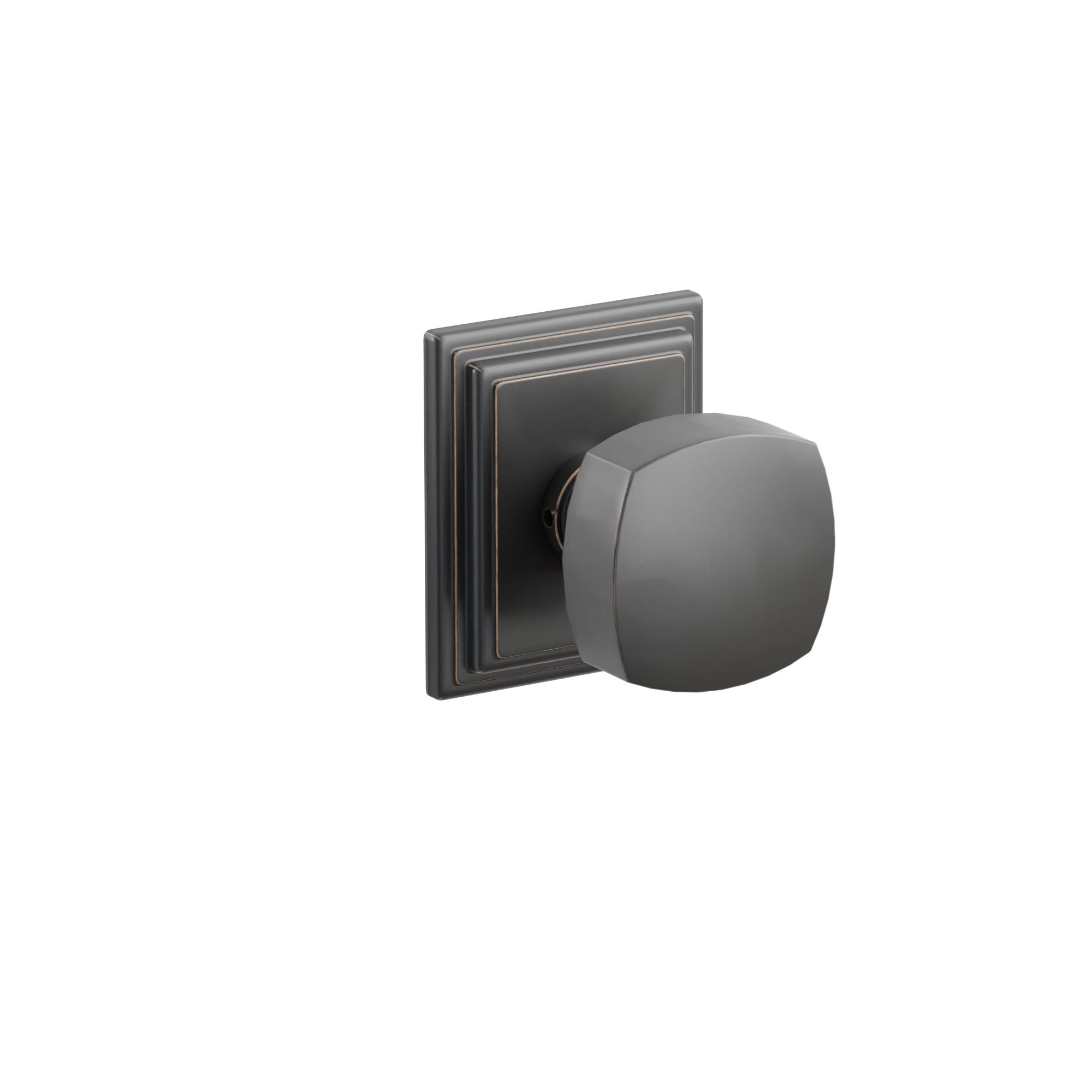 Emtek Freestone Knob Set with Wilshire Rosette